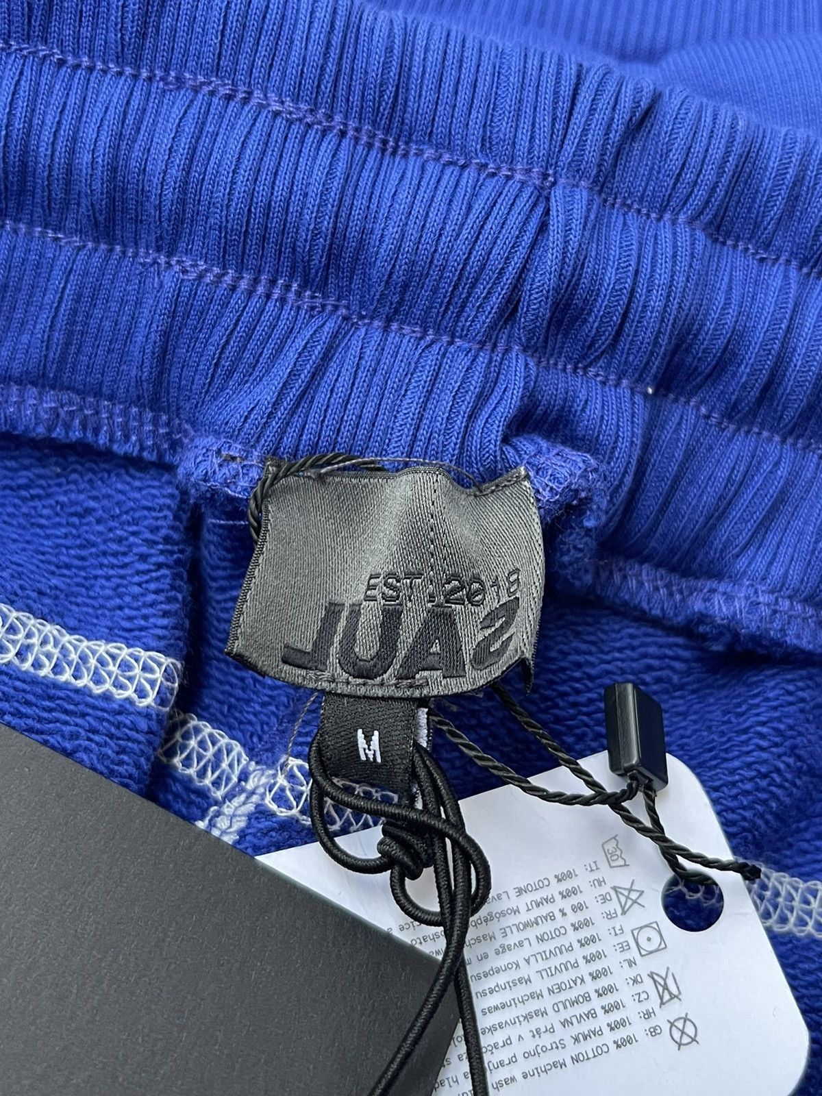Saul Nash !DS! SS23 Saul Nash Blue Overlock Stitch Lounge Pants Size US 32 / EU 48 - 18 Thumbnail