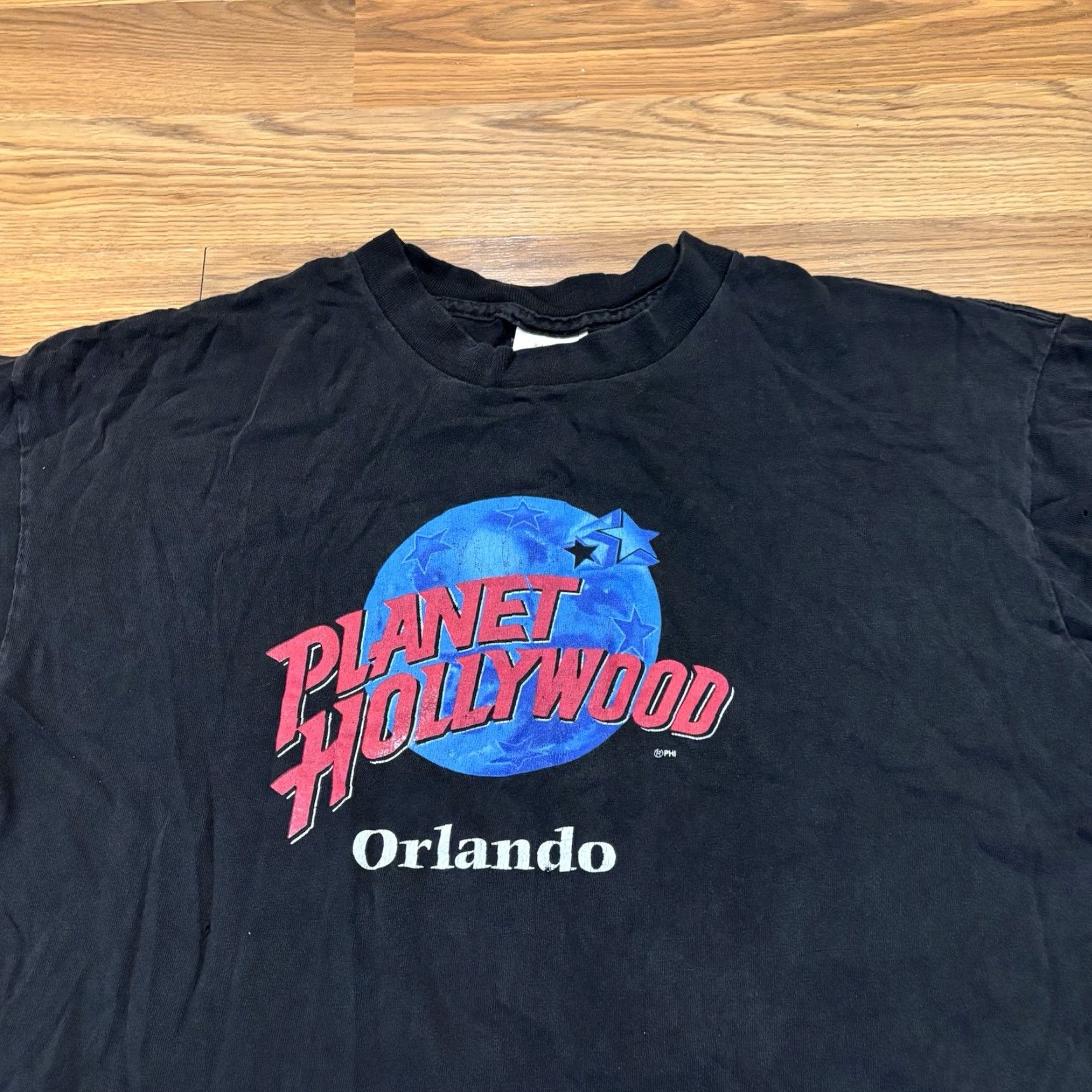 Planet Hollywood Planet Hollywood T-Shirt Orlando Black Vtg 90s USA Single Stitch Cotton Men’s XL Size US XL / EU 56 / 4 - 2 Thumbnail