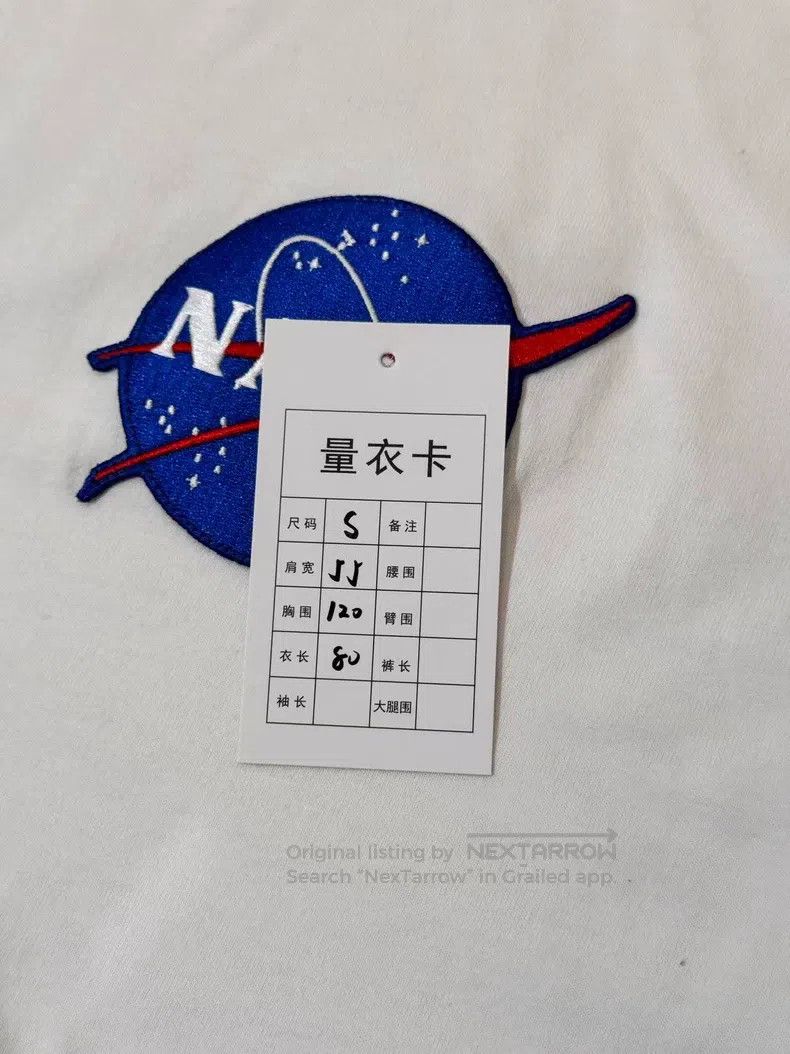 Balenciaga Balenciaga NASA White Short Sleeve - S Size US S / EU 44-46 / 1 - 6 Thumbnail