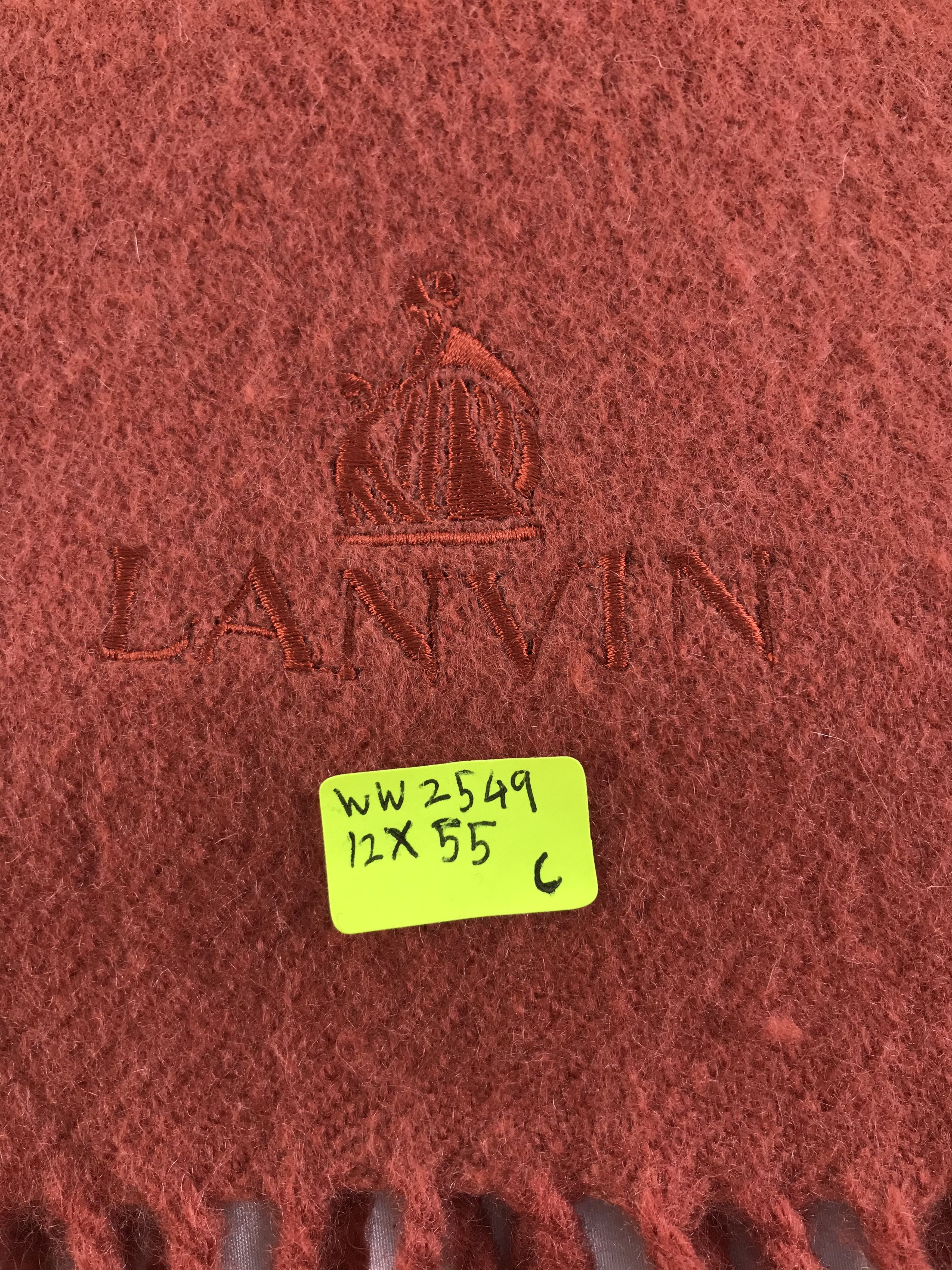 Lanvin × Vintage Lanvin Scarf / Muffler / Neckwear - WW2549 Size ONE SIZE - 4 Thumbnail