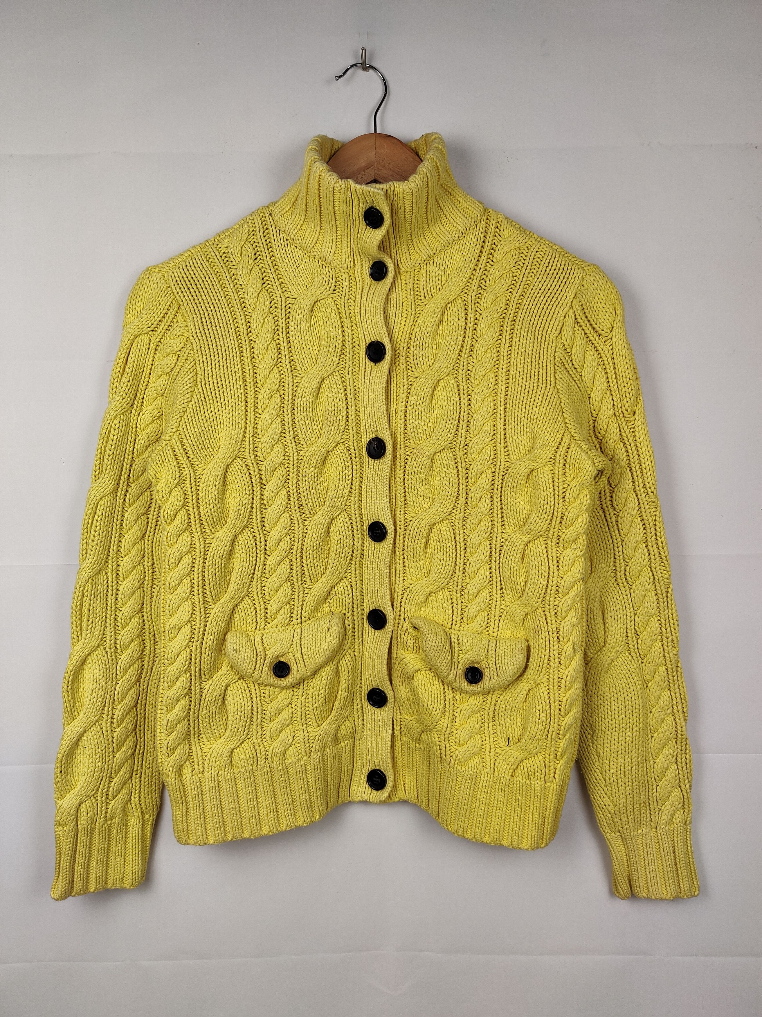 Ralph Lauren × Vintage Vintage Ralph Lauren Knitwear Cardigan Sweater Size M / US 6-8 / IT 42-44 - 1 Thumbnail