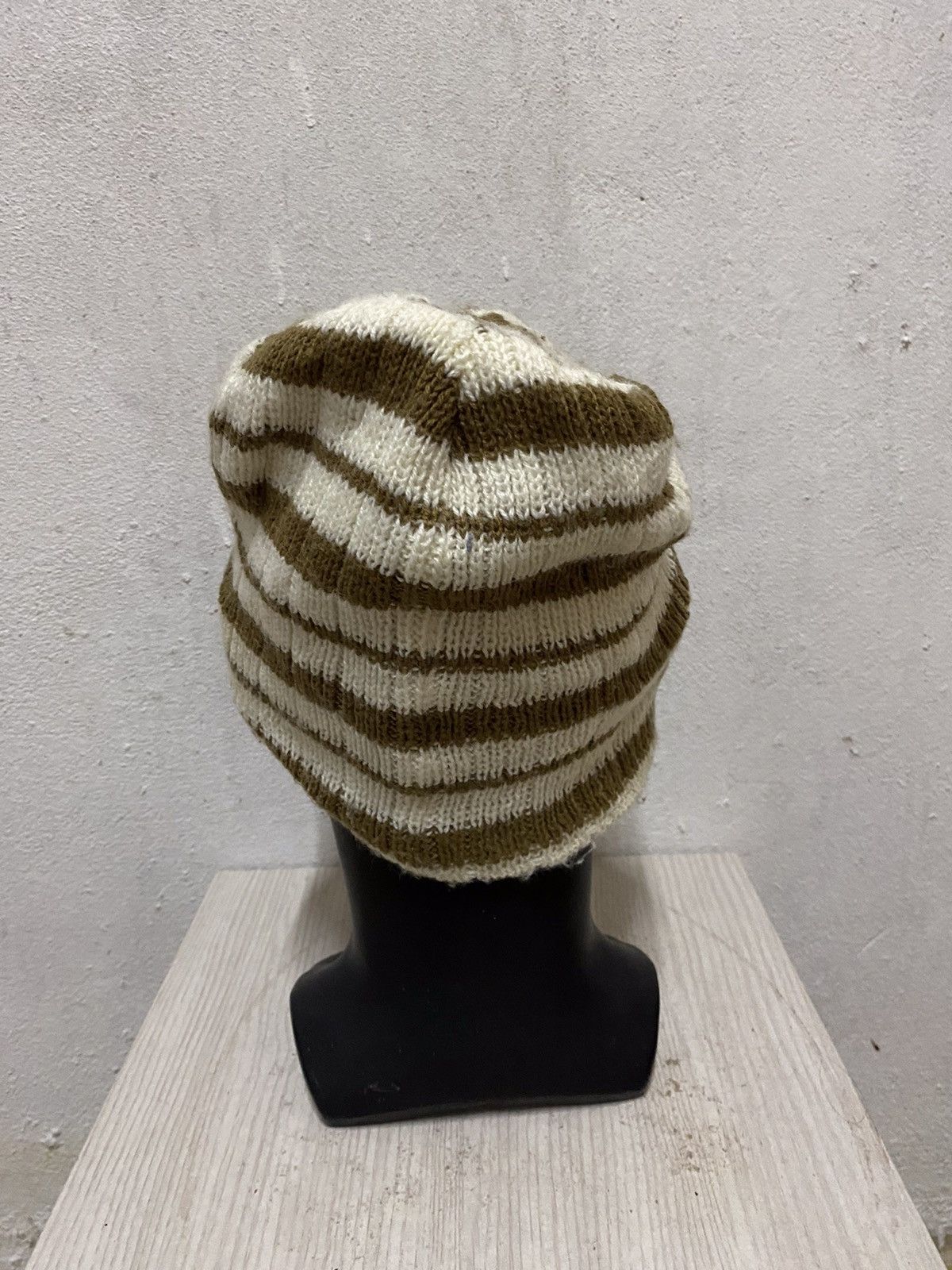 Japanese Brand Japanese Brand Stripe Design Beanie Hat Size ONE SIZE - 4 Thumbnail
