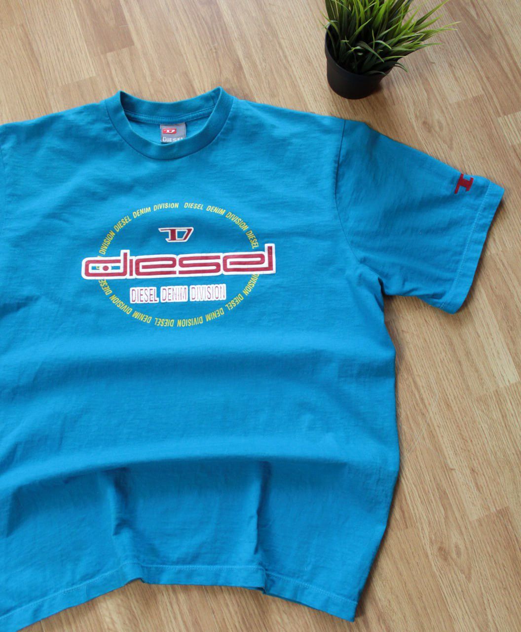 Diesel 🔥 90s DIESEL Big Logo Vintage T Shirt Denim Division Y2K Size US M / EU 48-50 / 2 - 2 Thumbnail