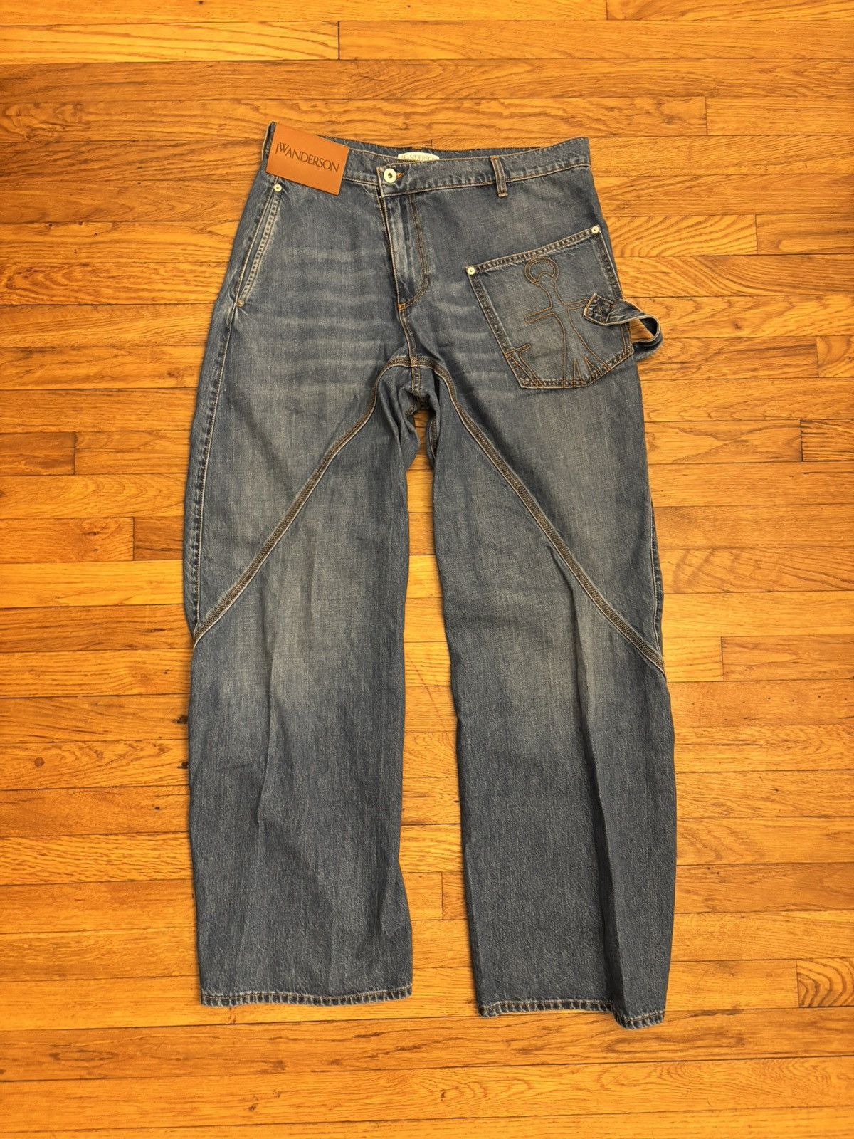 JW Anderson Men’s Twisted Workwear Jeans Size US 30 / EU 46 - 1 Thumbnail