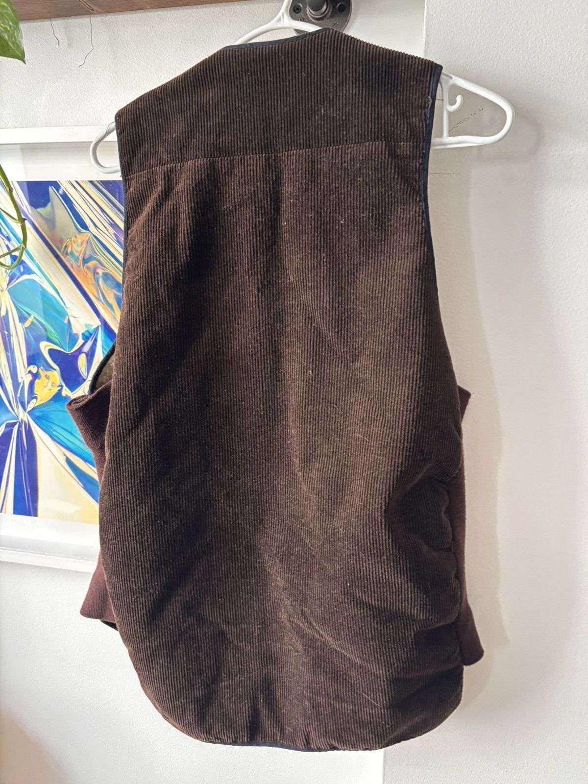 Vintage Vintage Brown Corduroy Shearling Vest Size US L / EU 52-54 / 3 - 2 Thumbnail
