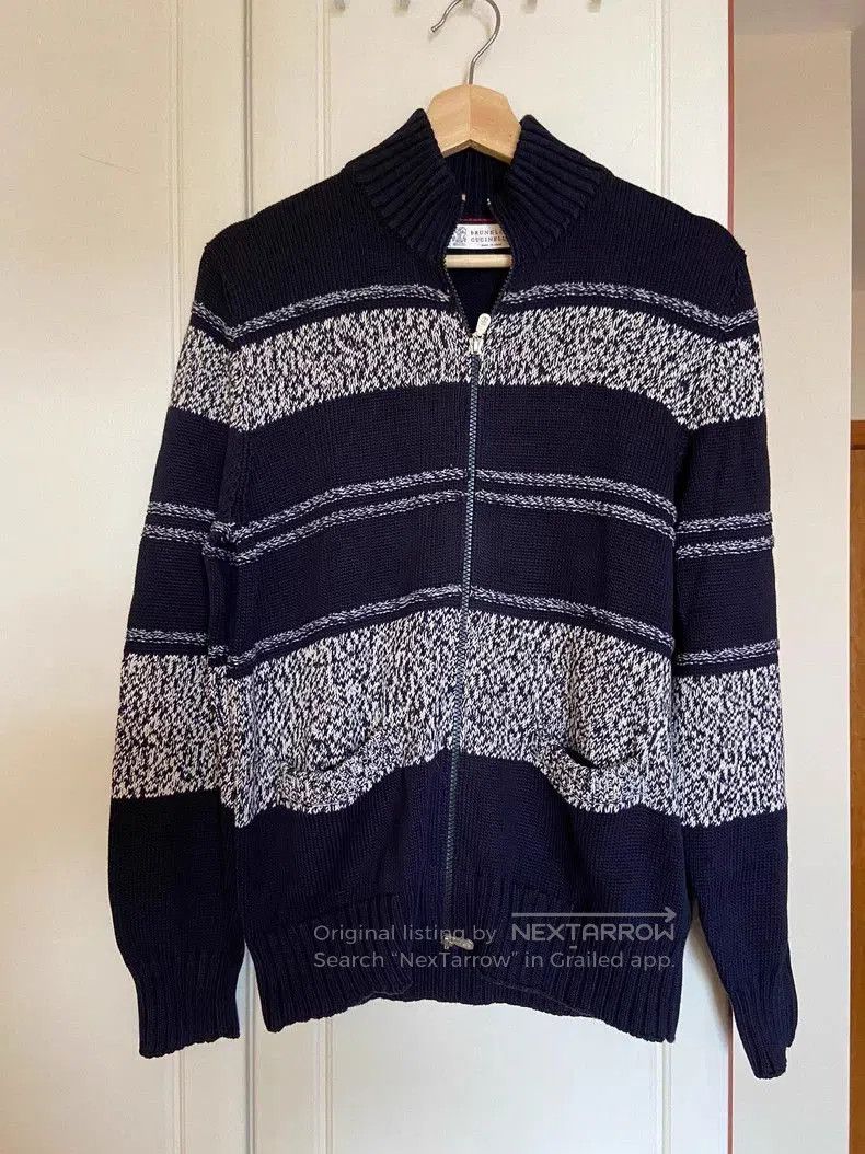 Brunello Cucinelli Brunello Cucinelli Knit Zip Cardigan. Size US S / EU 44-46 / 1 - 1 Thumbnail