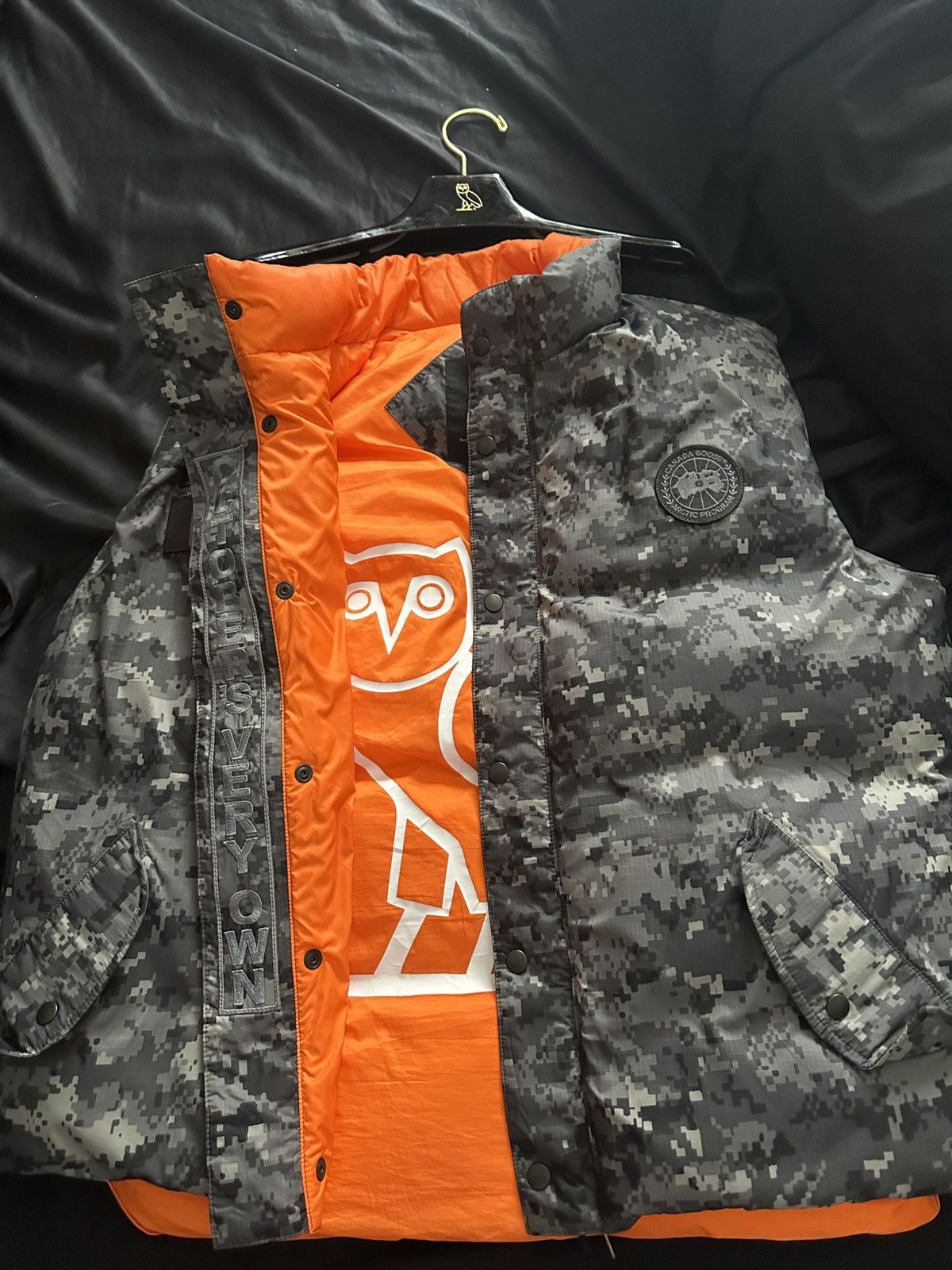 image of Ovo X Canada Goose Freestyle Vest - Digital Camo, XL in Digi Camo, Men's