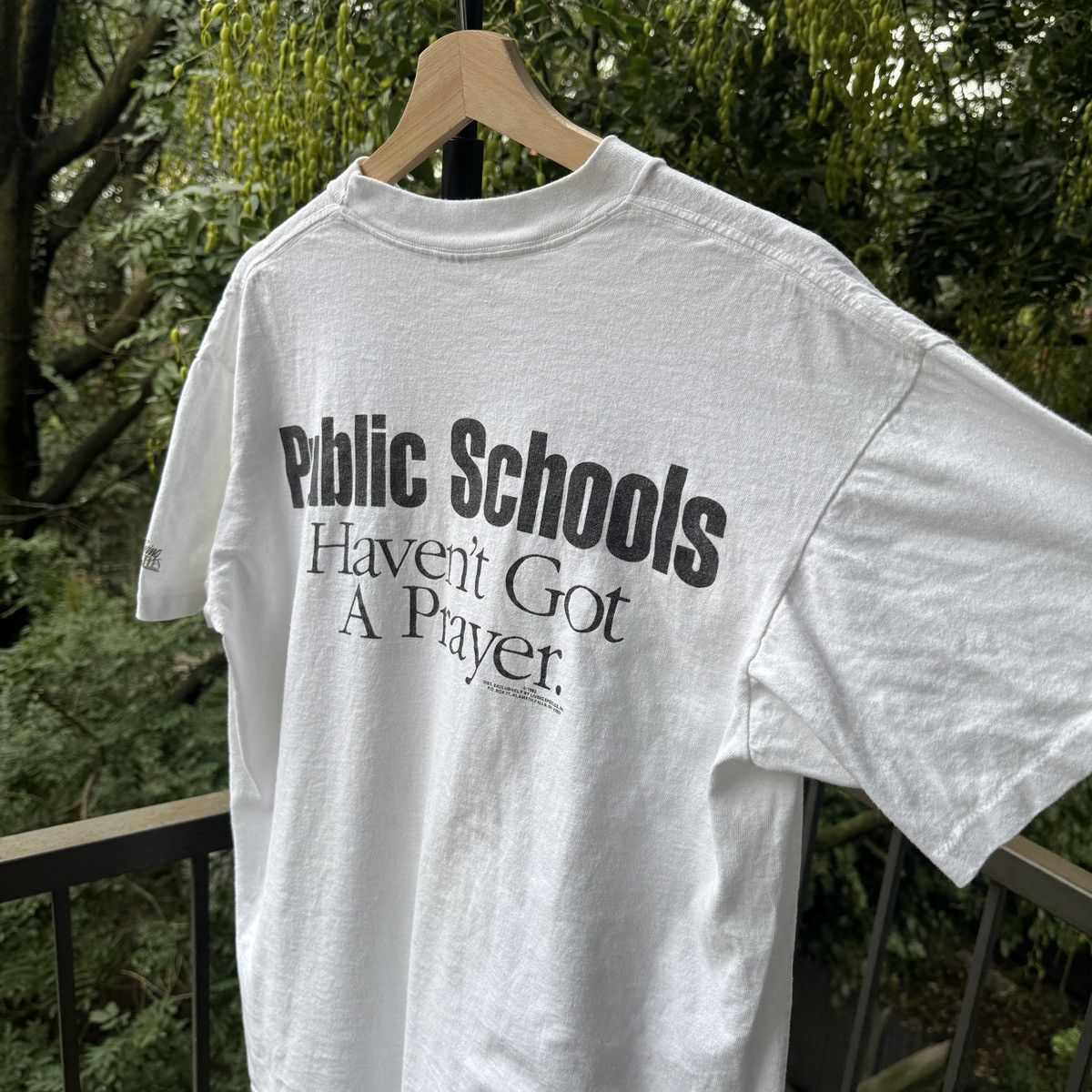 Vintage Gun Drugs God Public Schools Shirt ERD Grunge Thrashed Faded Size US L / EU 52-54 / 3 - 6 Thumbnail