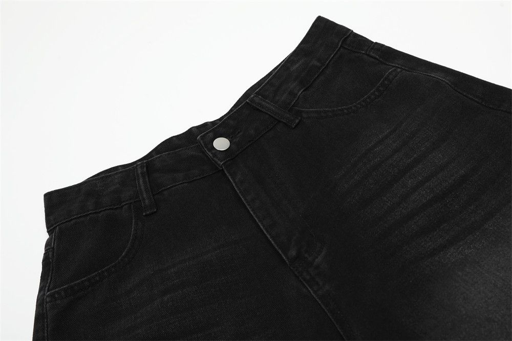 Japanese Brand × Jean Washed distressed loose vintage embroidered scimitar jeans Size US 32 / EU 48 - 5 Thumbnail