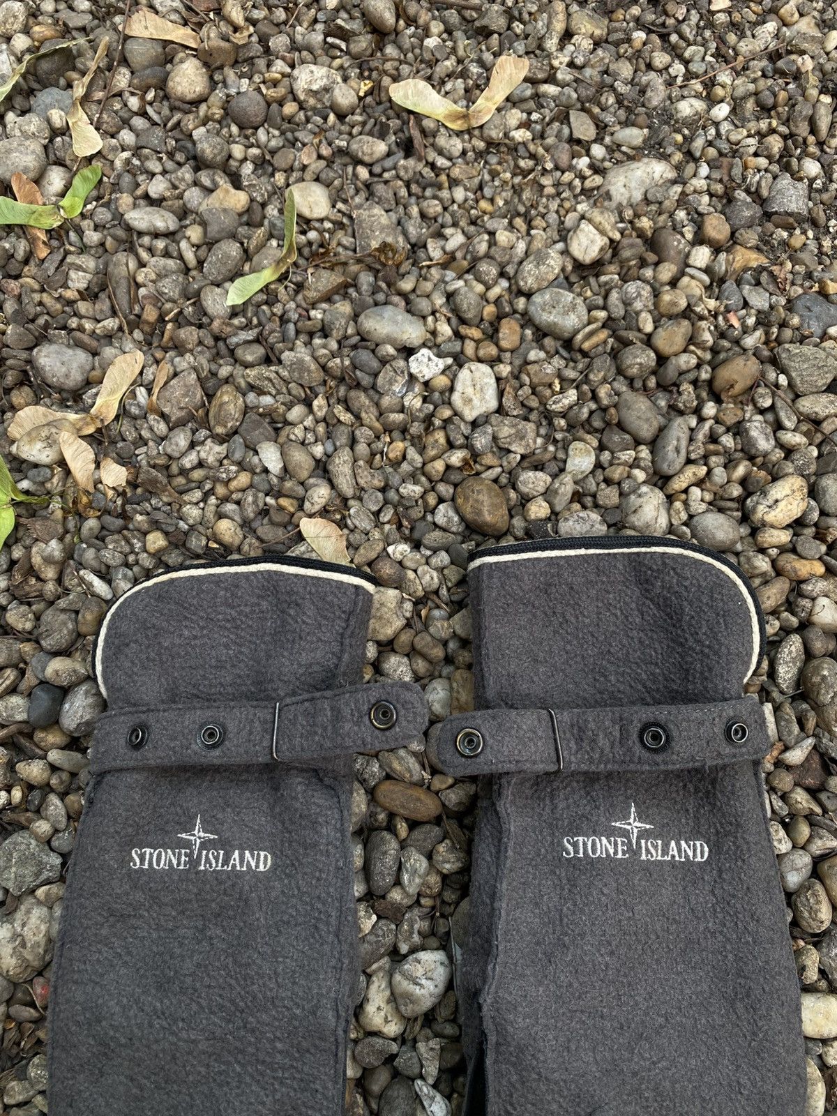 Stone Island × Vintage Archive Stone Island Tabi Wool Gloves Vintage Size ONE SIZE - 3 Thumbnail