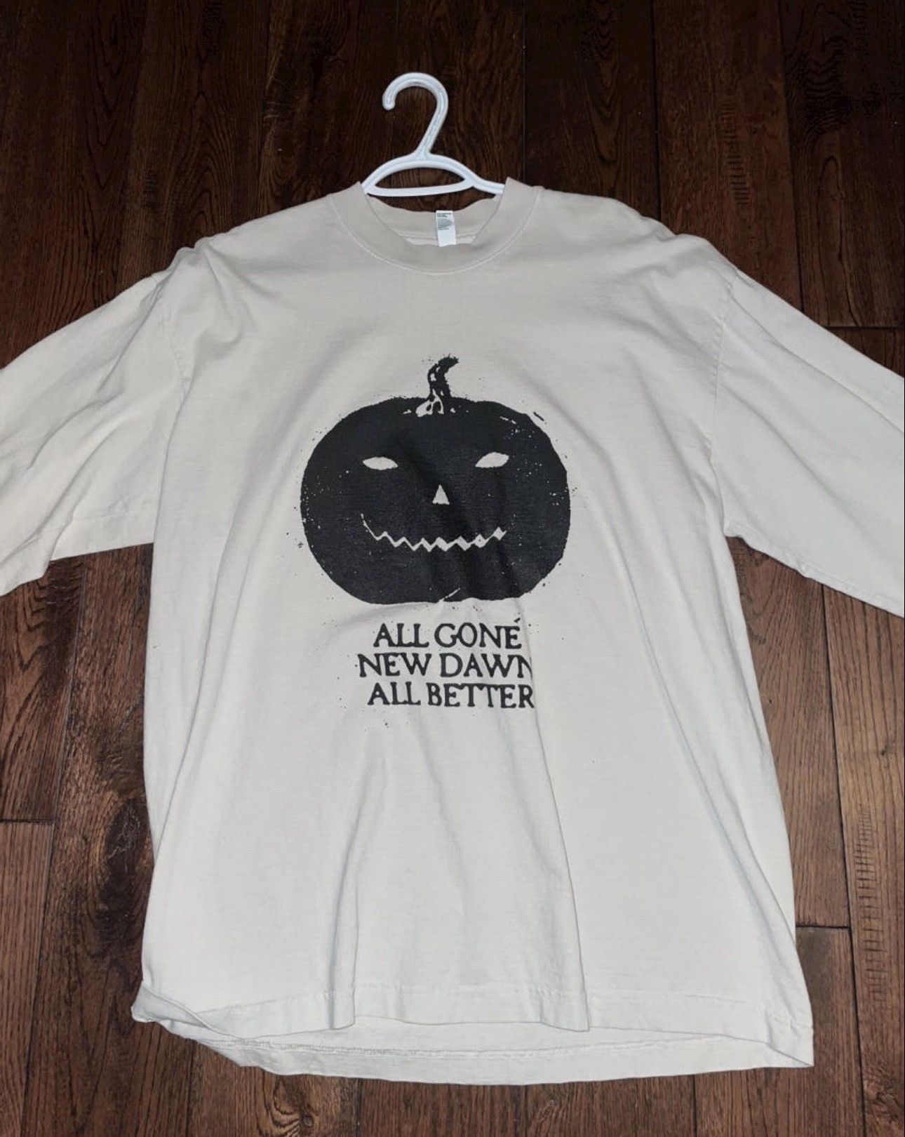 image of Haunted Mound Deadstock Ghost Mountain All Gone New Dawn All Better in Off White, Men's (Size Large