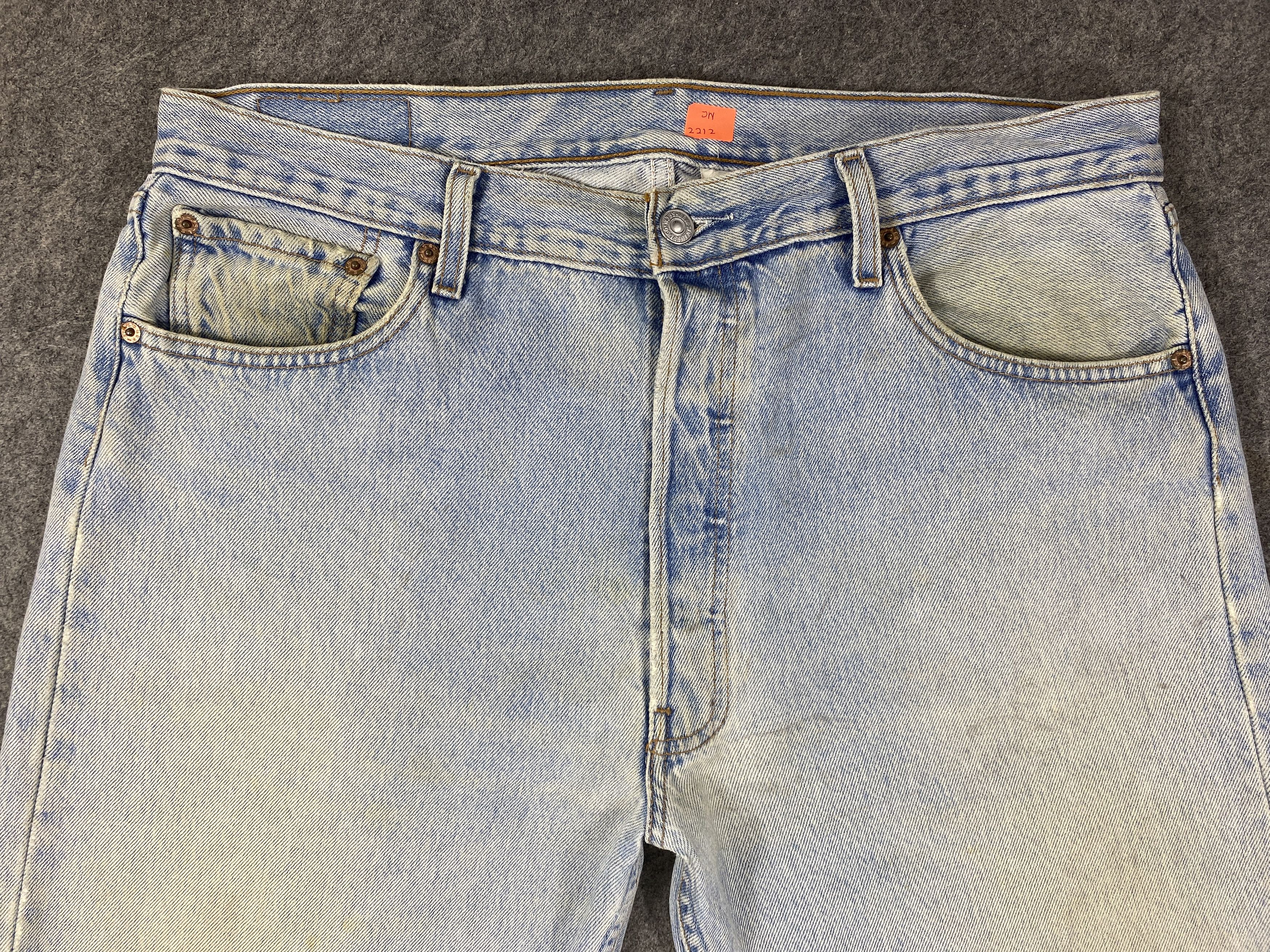 Levi's Light Blue Wash Vintage Levi's 501 36x29.5 Denim -JN2212 Size US 36 / EU 52 - 3 Thumbnail