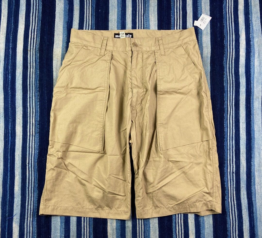Monitaly MONITALY military cargo short khaki W32 Size US 32 / EU 48 - 1 Thumbnail