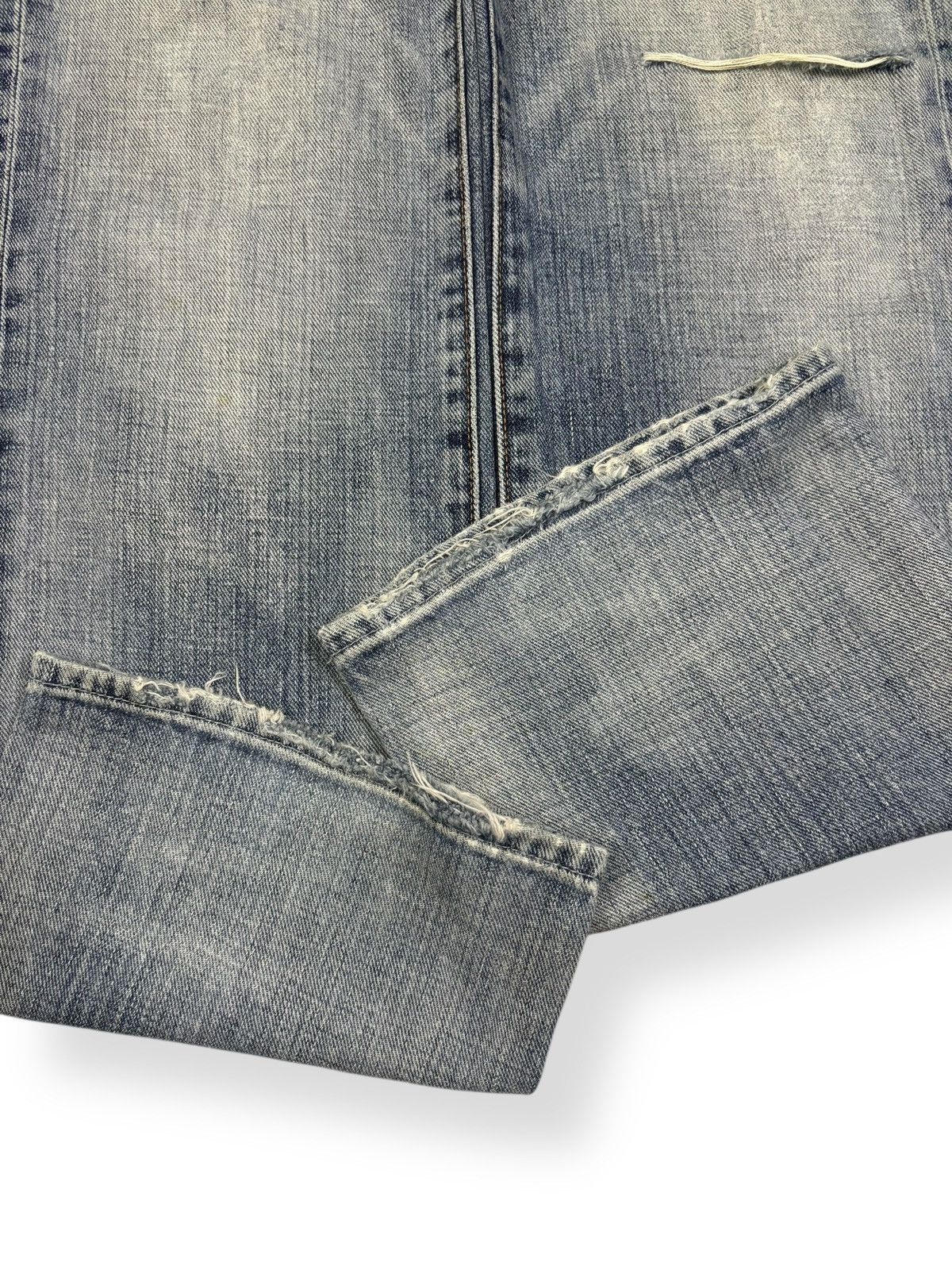 Balenciaga × Gap × Yeezy Vintage Gap 1969 Faded Slim Bootcut Distressed Grunge Jeans Size US 30 / EU 46 - 9 Thumbnail