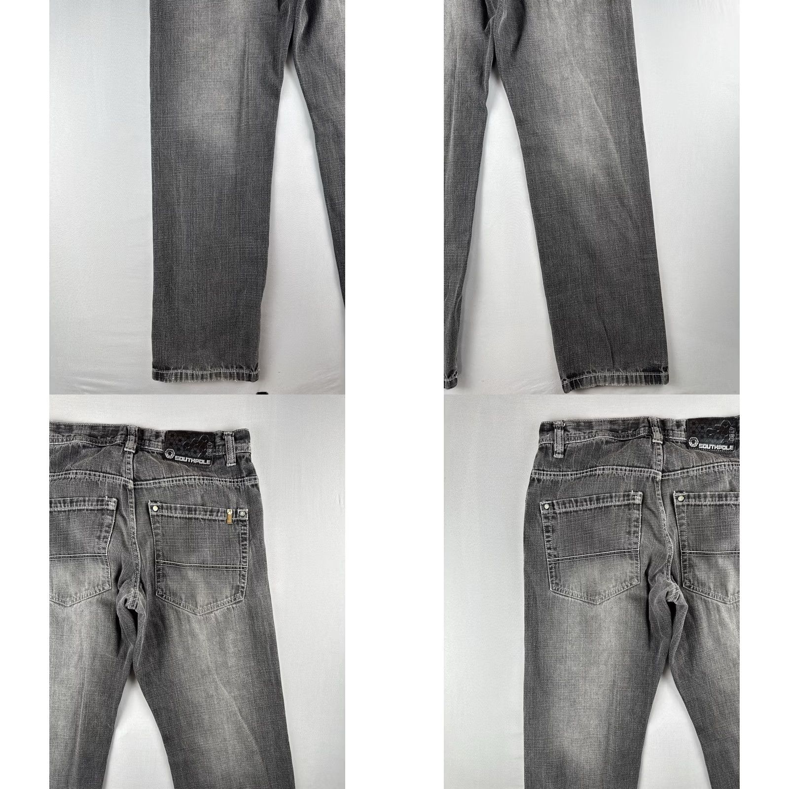Southpole VINTAGE Southpole Jeans 32x30 Black Washed Baggy Denim 90s Hip Hop Streetwear Men Size US 32 / EU 48 - 9 Thumbnail