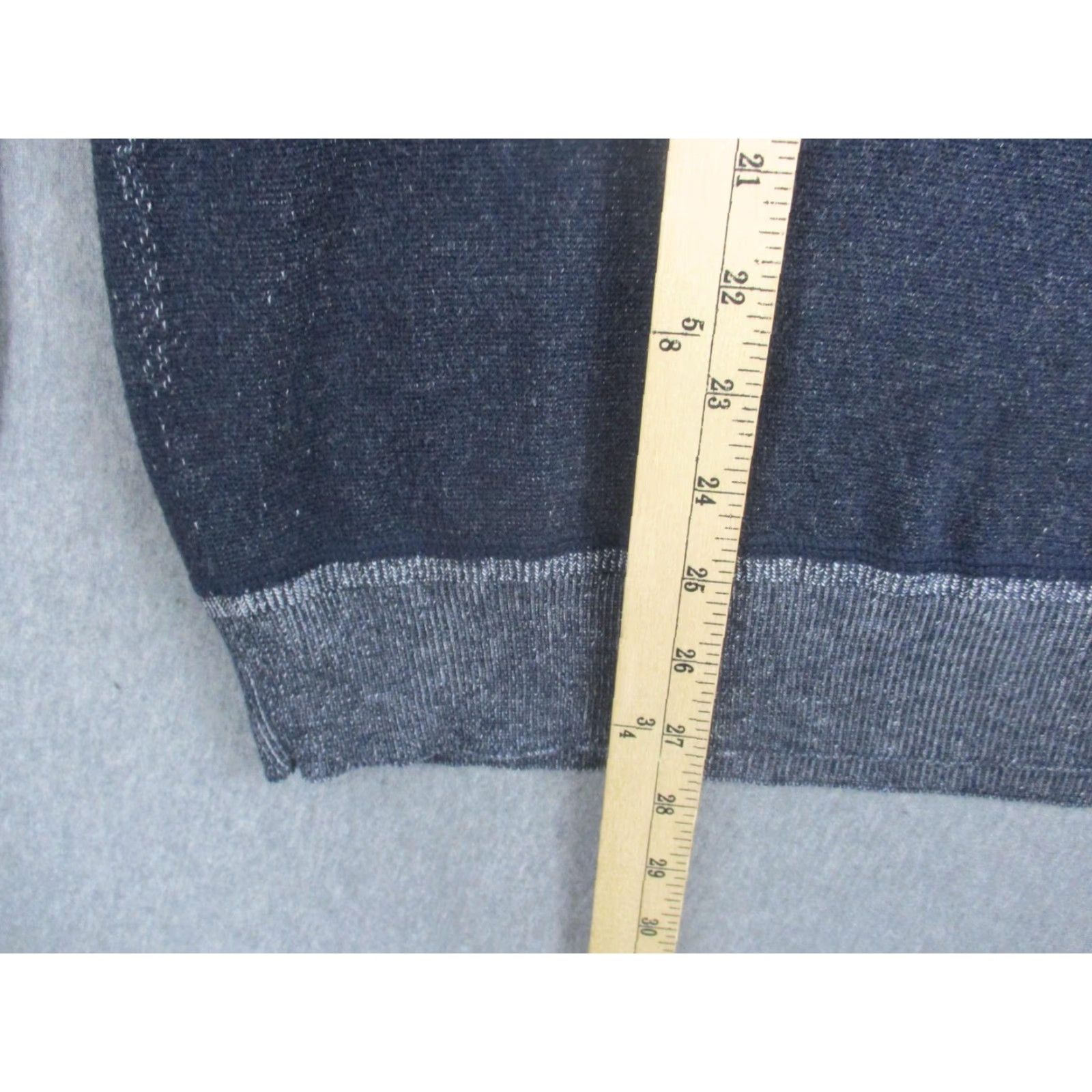 Peter Millar Sweater Mens Medium Blue Cotton Wool Crewneck Raglan Knit