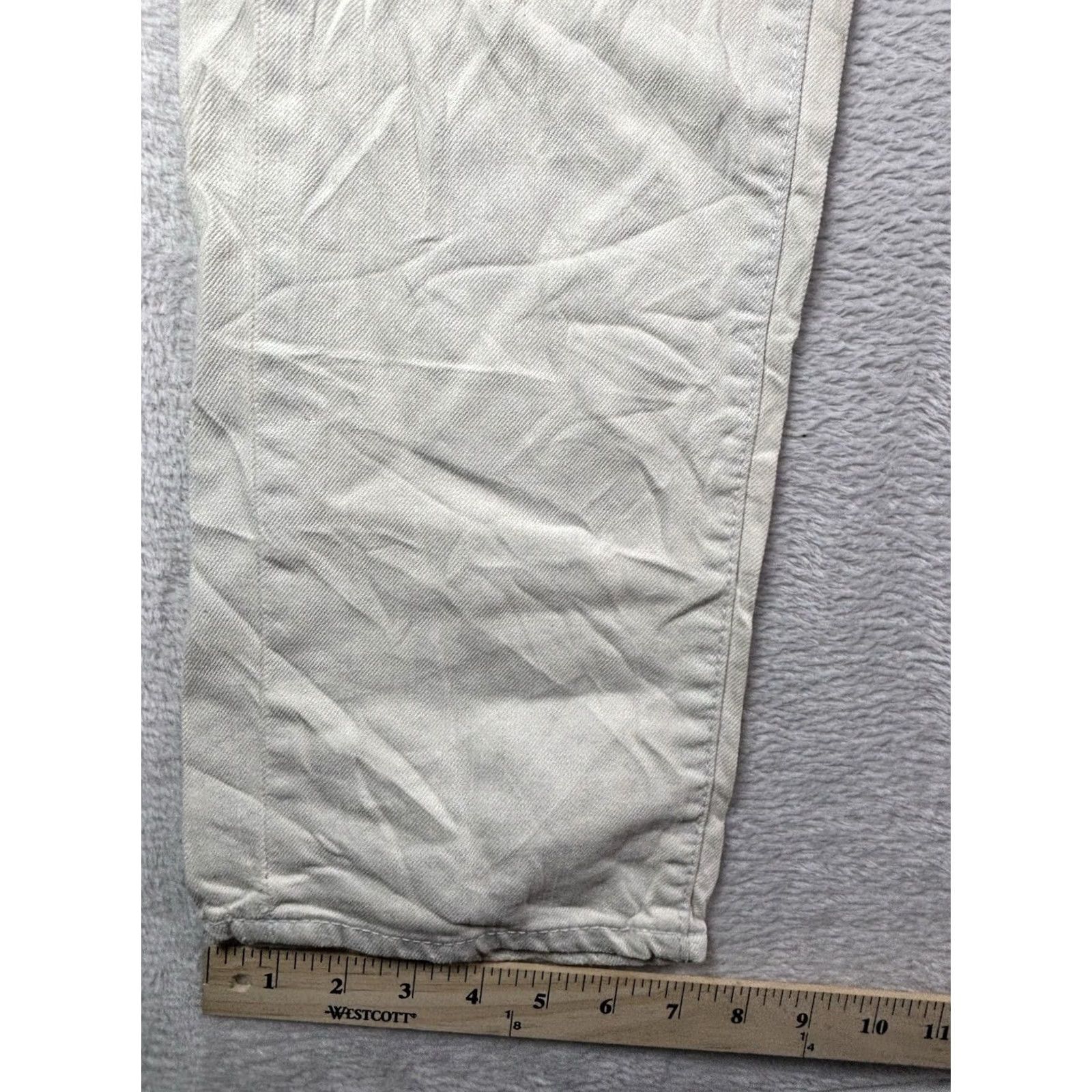 Levi's VINTAGE Levi's 511 Jeans Slim Fit White Denim Mens 34x32 Slim Stretch 5-Pocket USA 90s Size US 34 / EU 50 - 5 Thumbnail