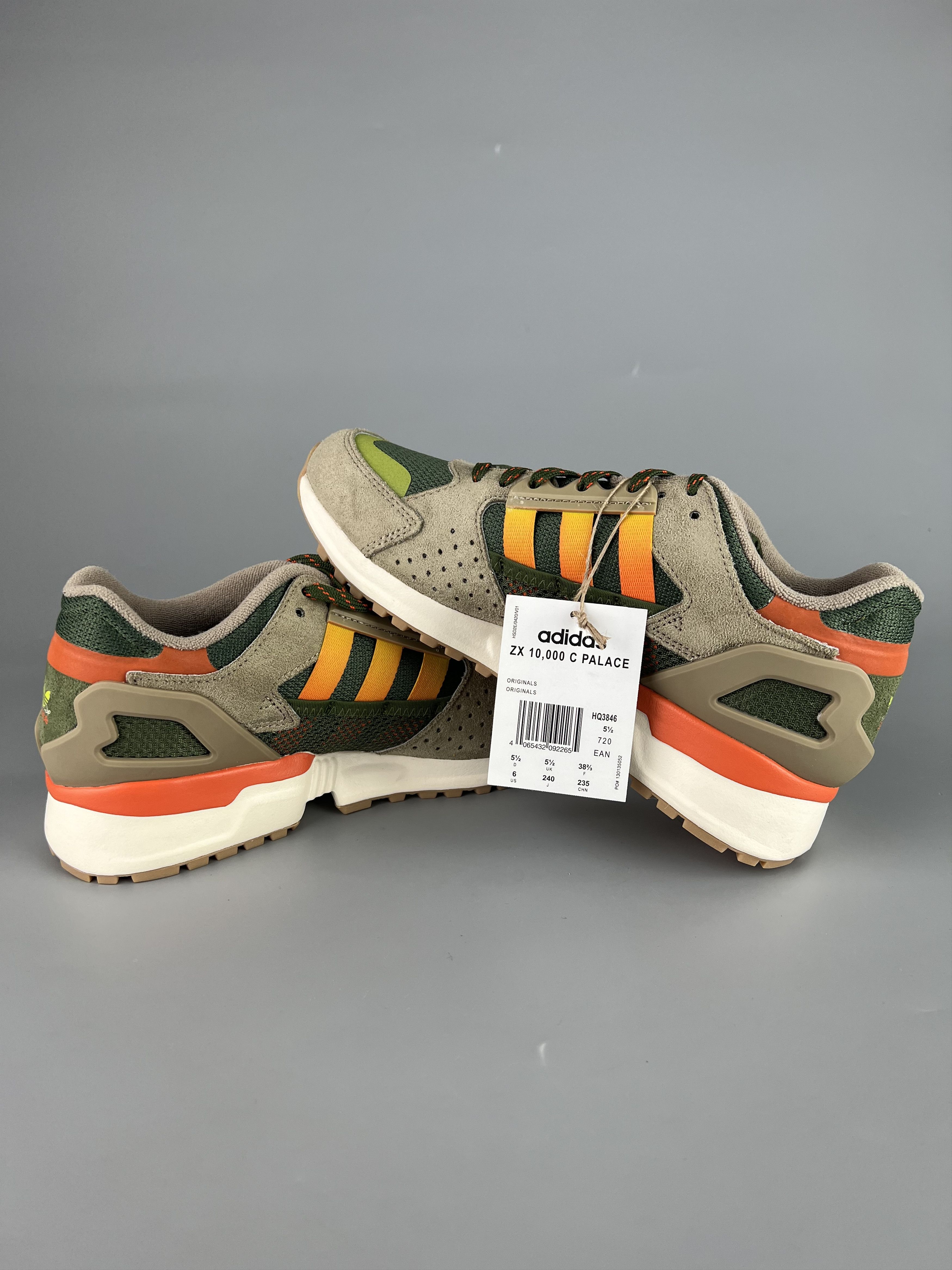 Adidas Adidas ZX 10000 x Palace Women's Sneakers US7 Size US 6 / IT 36 - 5 Thumbnail