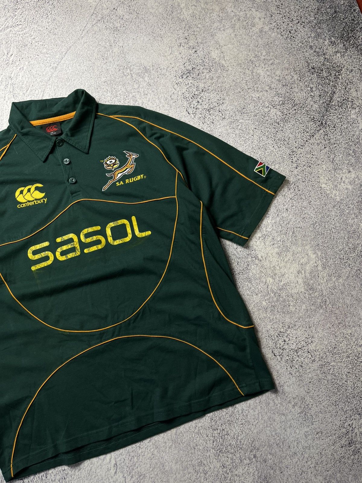 Other SOUTH AFRICA Canterbury Home Rugby Jersey 2007 Union SASOL Size US L / EU 52-54 / 3 - 4 Thumbnail