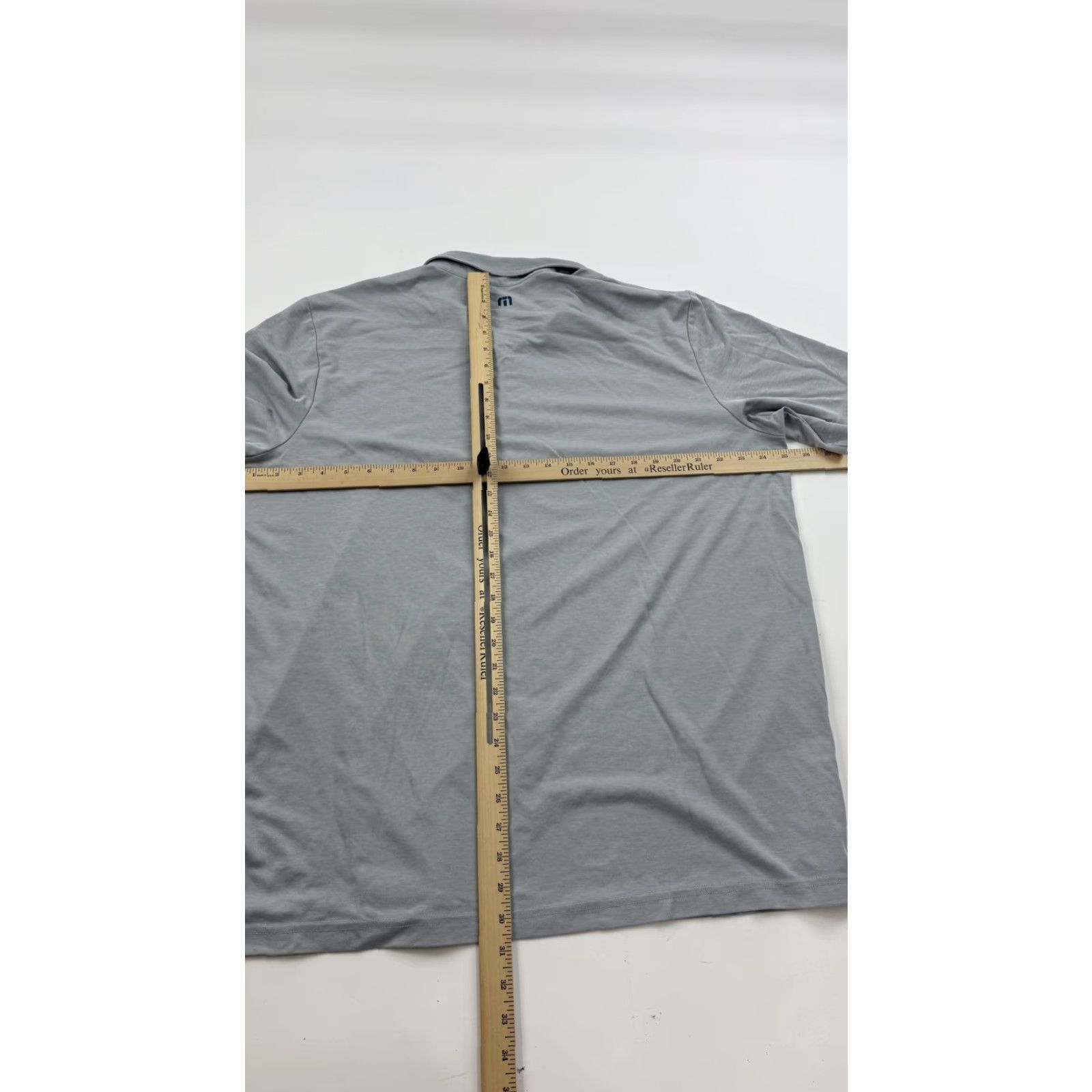 TravisMathew TravisMathew Polo Shirt Mens L Golf Performance Striped Gray Blue Classic Size US L / EU 52-54 / 3 - 6 Thumbnail