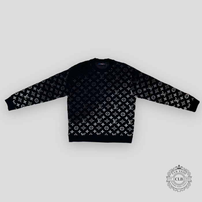 Louis Vuitton Gradient Monogram Fil Coupe Sweatshirt, Multi, Xs