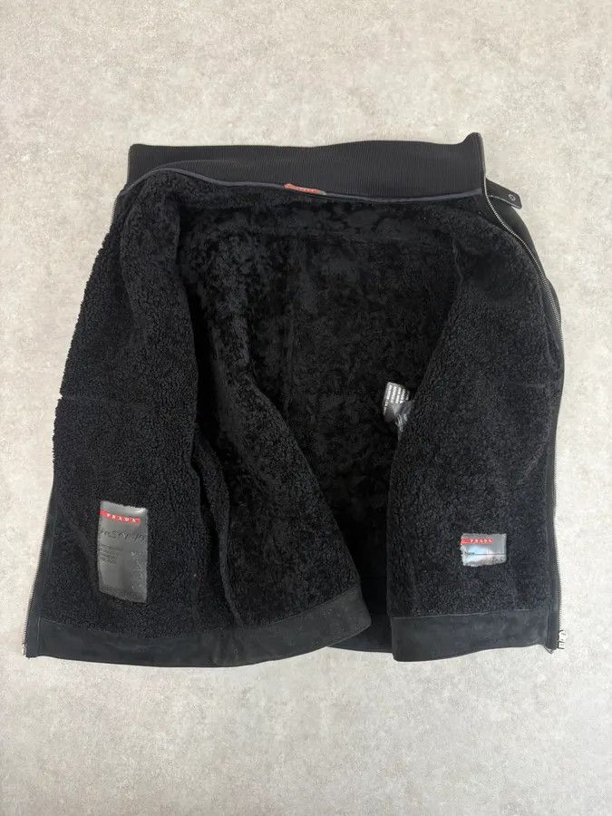 Prada AW2006 Prada Black Sheep Fur Suede Jacket Size US M / EU 48-50 / 2 - 7 Thumbnail