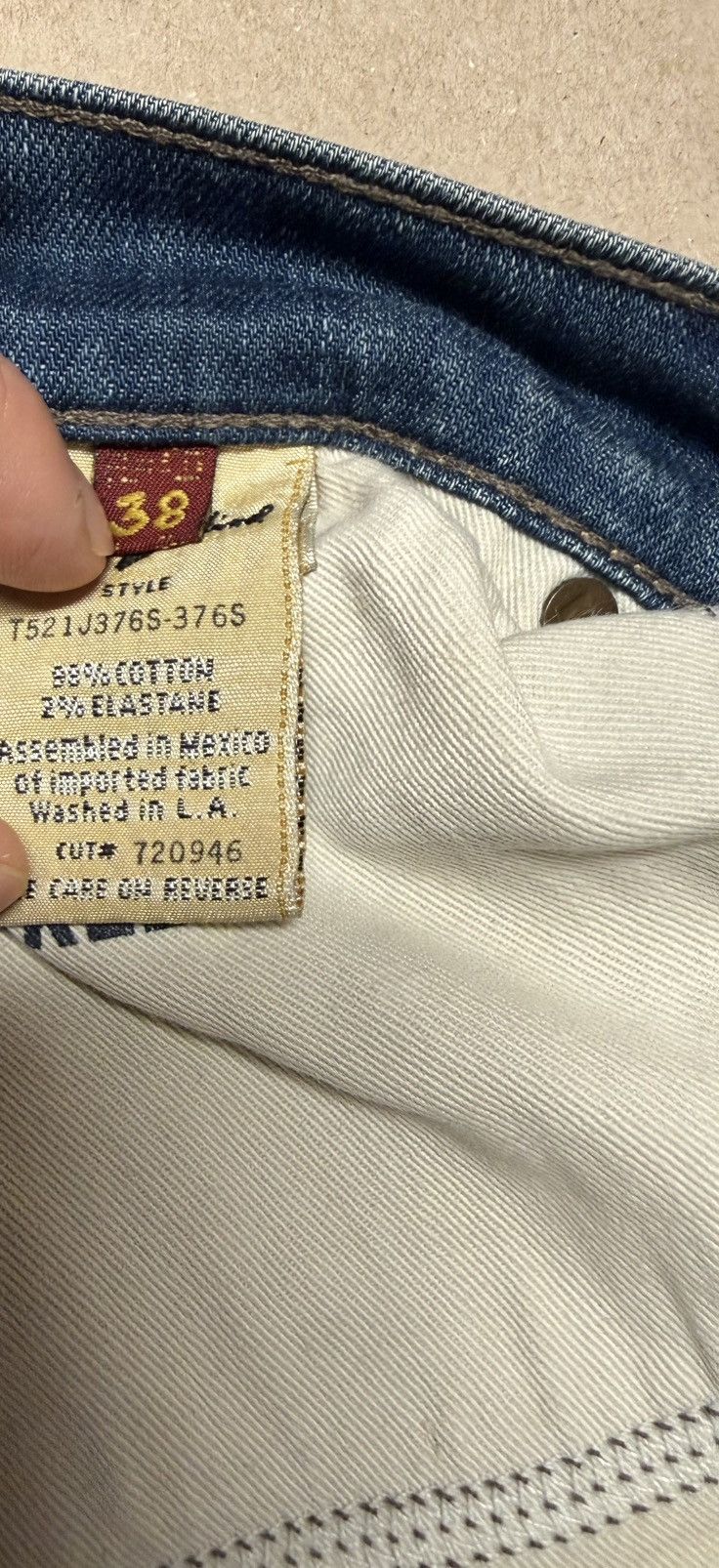 7 For All Mankind Seven 7 For All Mankind Jeans 38 x 34 Stretch Relaxed Fit Size US 38 / EU 54 - 6 Thumbnail