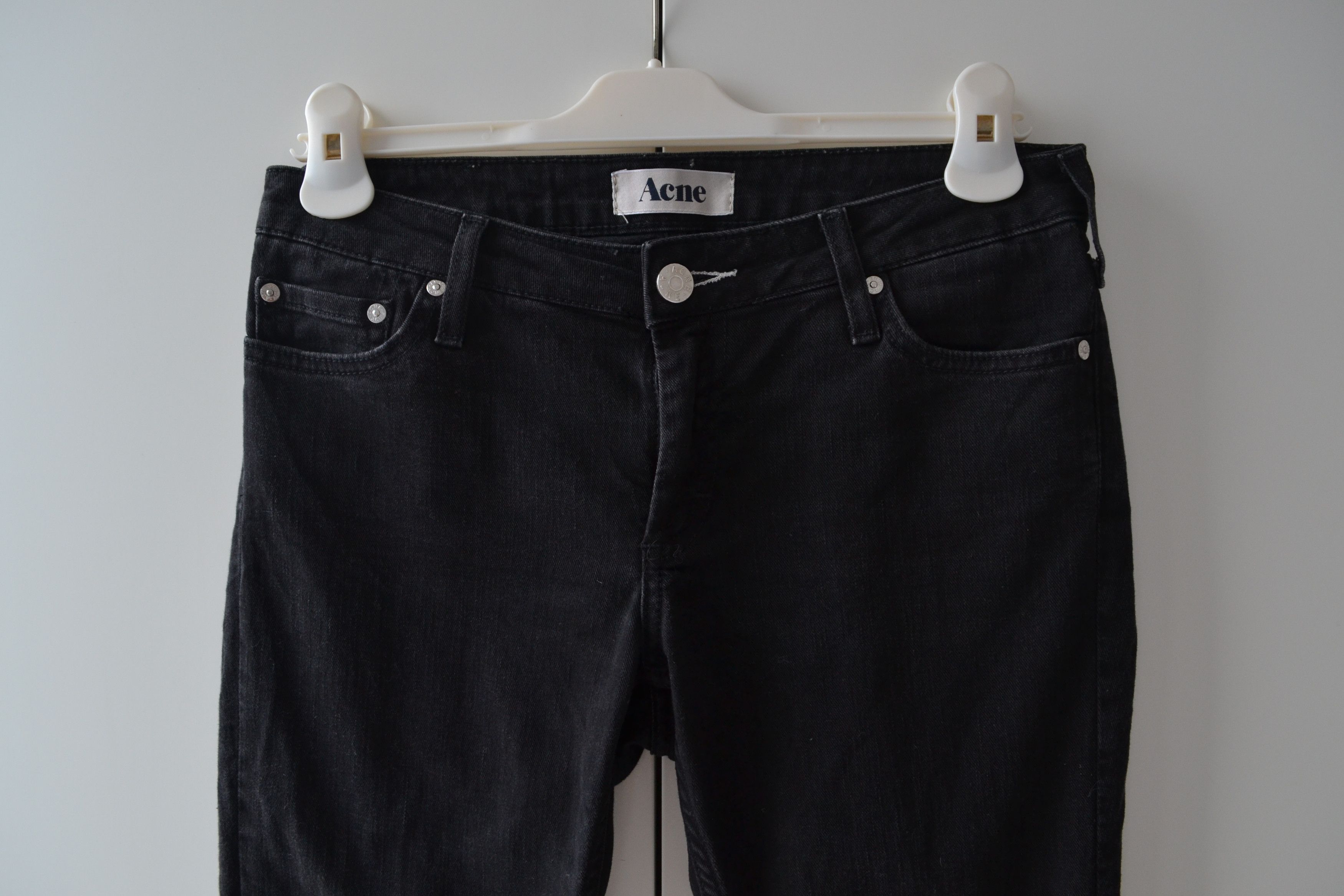 Acne Studios 🔴 Acne Studios Jeans Black Denim Kex/8Mooth Size 29/32 Size 29" - 4 Thumbnail
