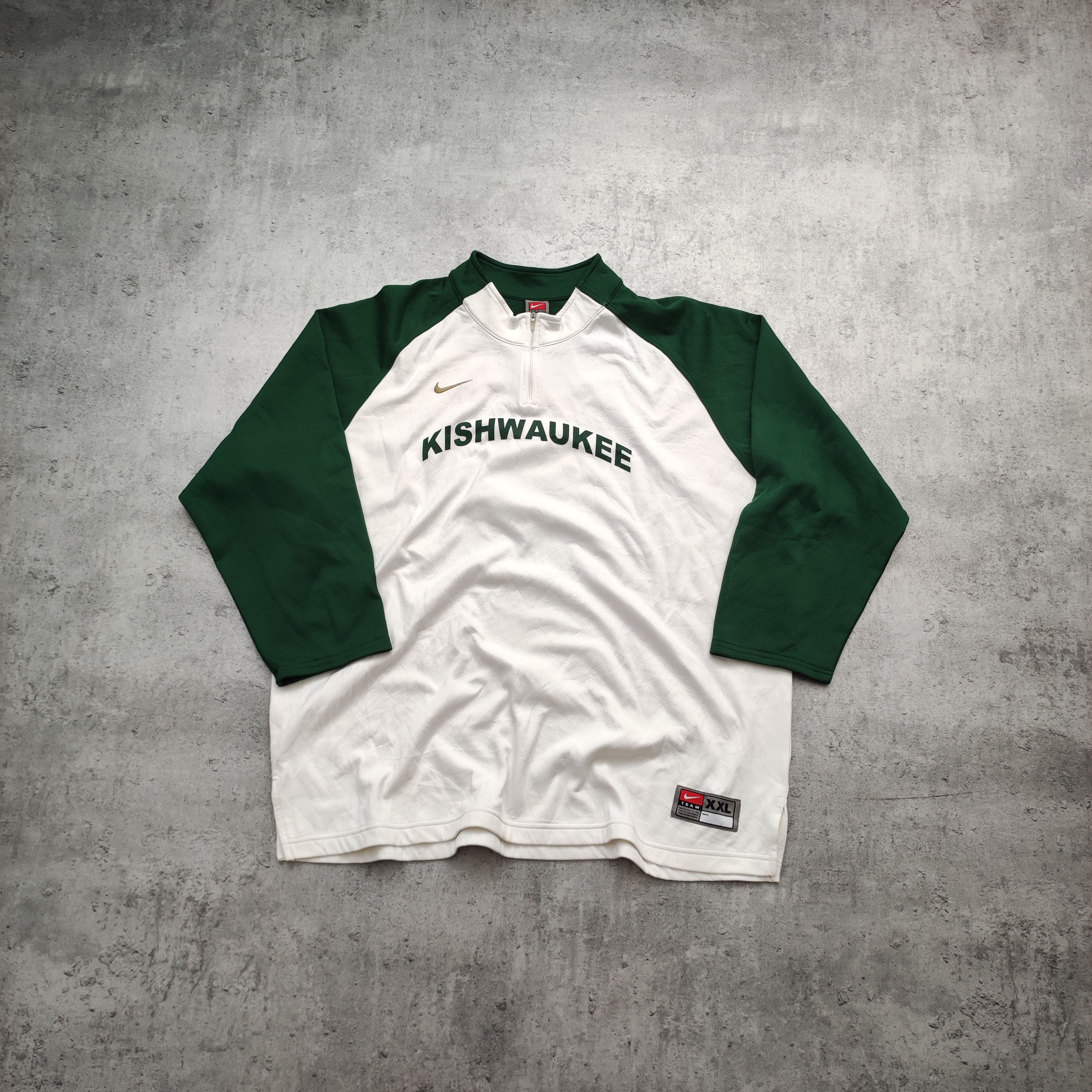 Nike × Vintage RARE 90s Nike x Kishwaukee #4 Hozeska NFL Jersey Size US XXL / EU 58 / 5 - 1 Thumbnail