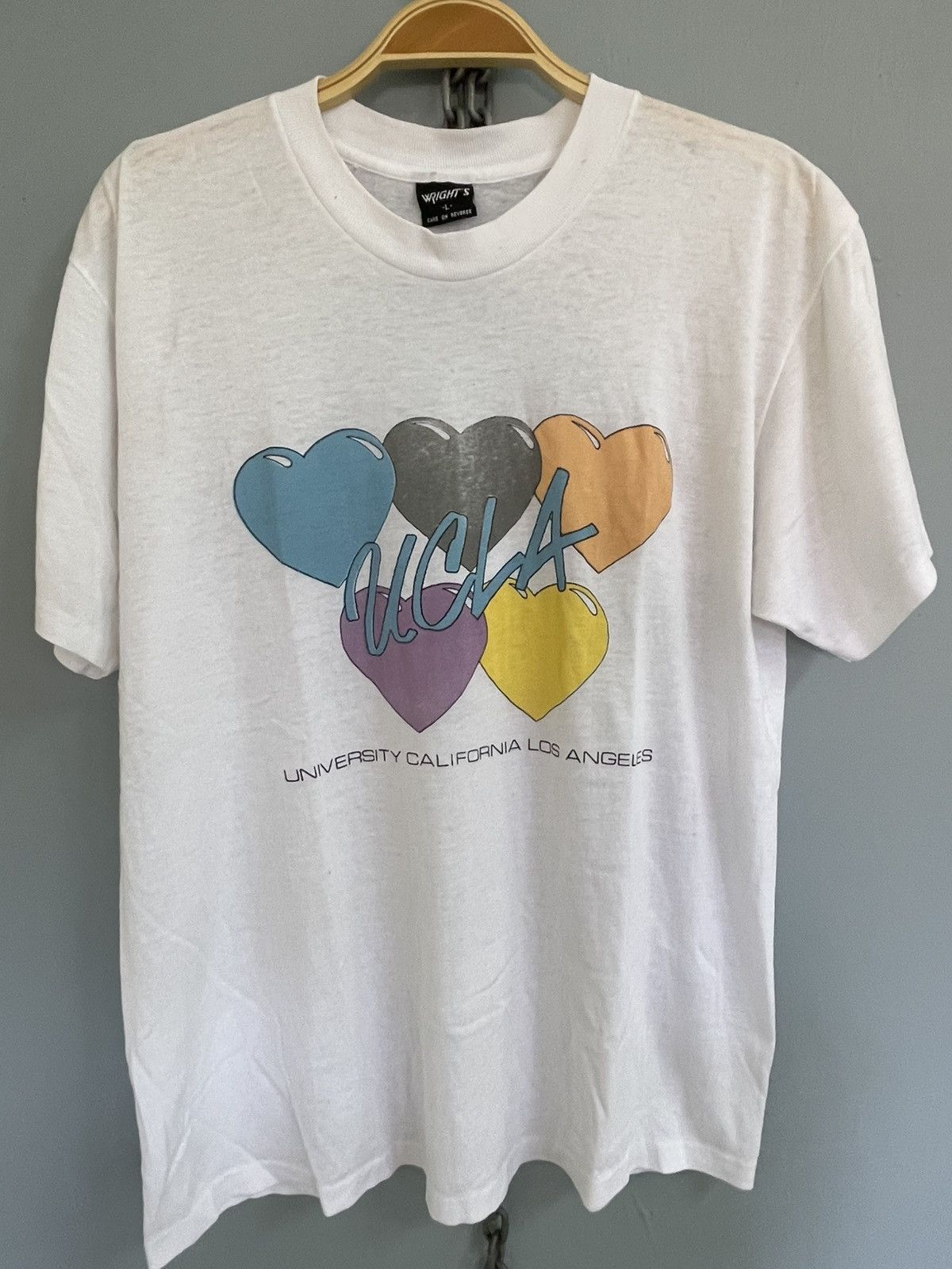 Vintage Vintage 80s UCLA t shirt Size US L / EU 52-54 / 3 - 3 Thumbnail