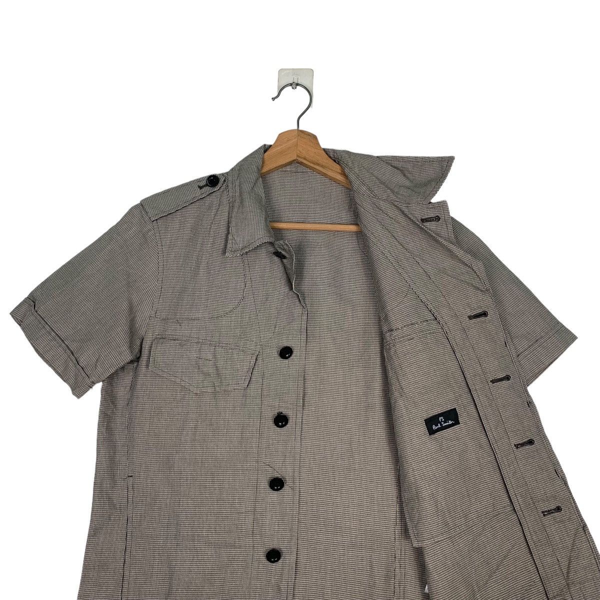 Paul Smith PAUL SMITH Mini Checked Button Shirt #0500-C23 Size US M / EU 48-50 / 2 - 10 Thumbnail