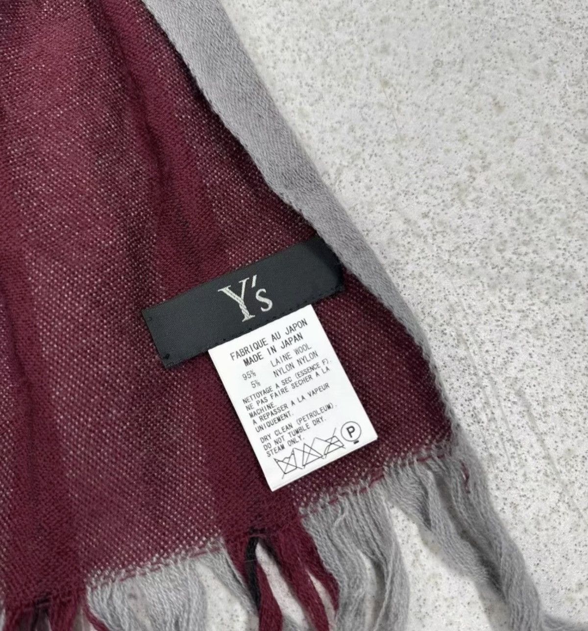 Yohji Yamamoto Yohji Yamamoto Y's Wool Striped Scarf in Skirt-Style Design Size ONE SIZE - 2 Thumbnail