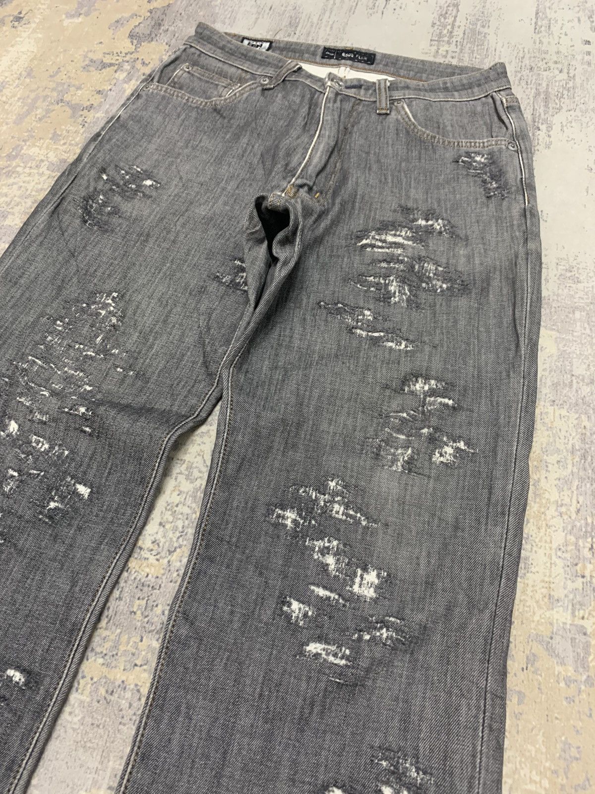 Japanese Brand Vintage Edwin Distressed Denim Kapital Boro Style 30x28 Size US 30 / EU 46 - 5 Thumbnail