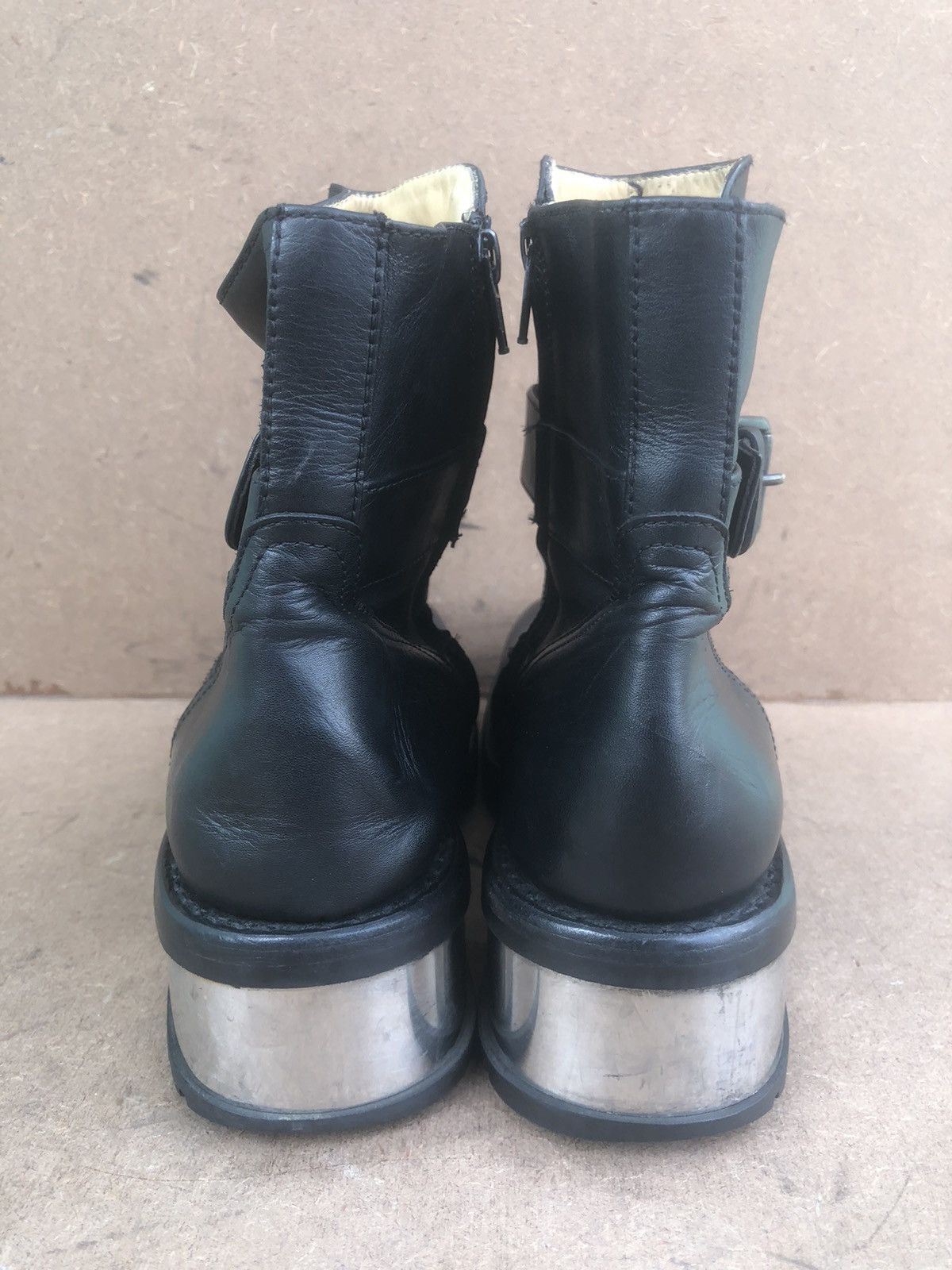 Designer Freelance Black Calfskin Leather Women’s Boots Size US 9 / IT 39 - 9 Thumbnail
