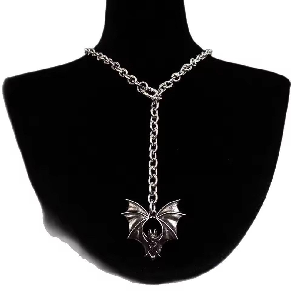 Jewelry Y2K Handmade Bat Choker Necklace Size ONE SIZE - 1 Thumbnail