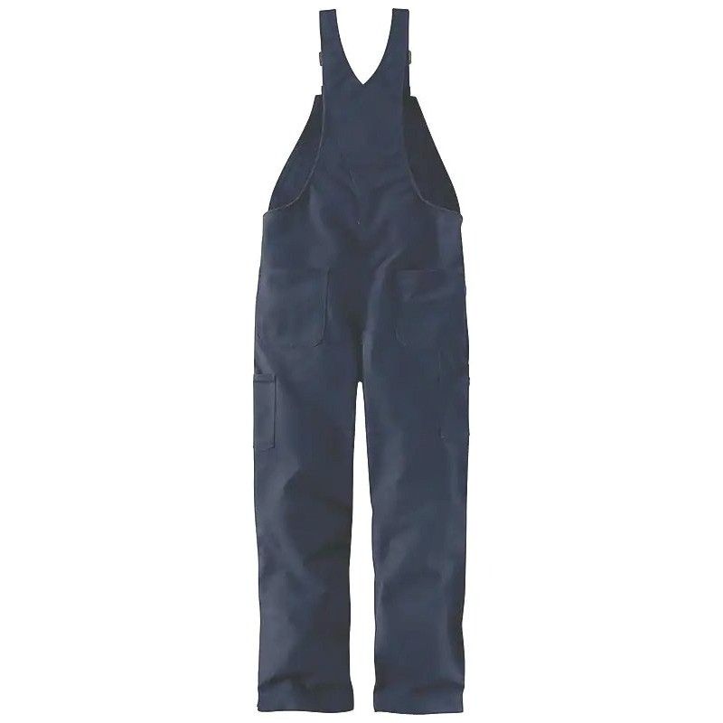 Carhartt Carhartt Mens Navy Blue FR Duck Bib Overall Quilt Lined Sz 3 Size US 34 / EU 50 - 3 Thumbnail