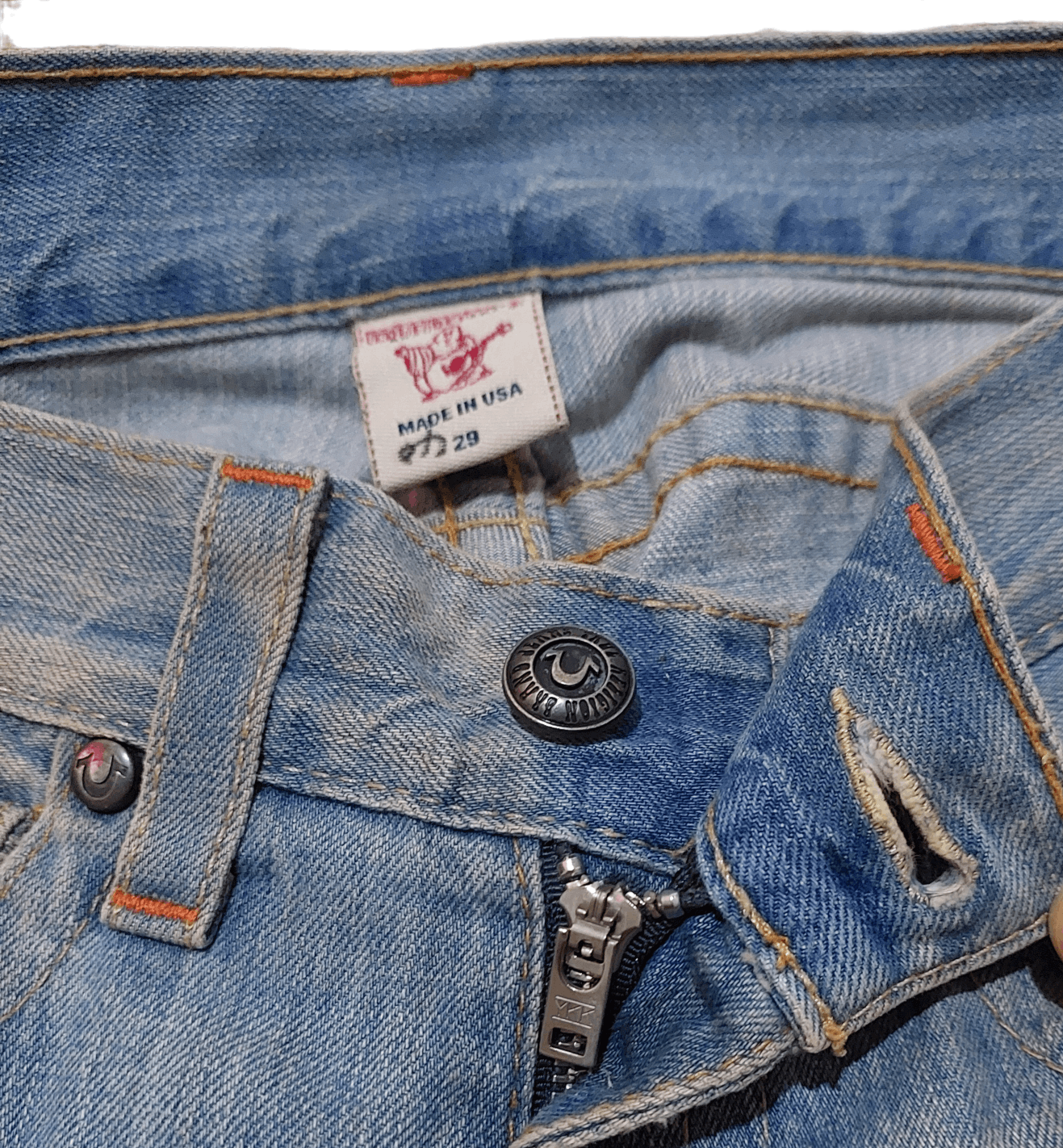 True Religion × Vintage Vrg True Religion Flared Jeans Size US 33 - 7 Thumbnail