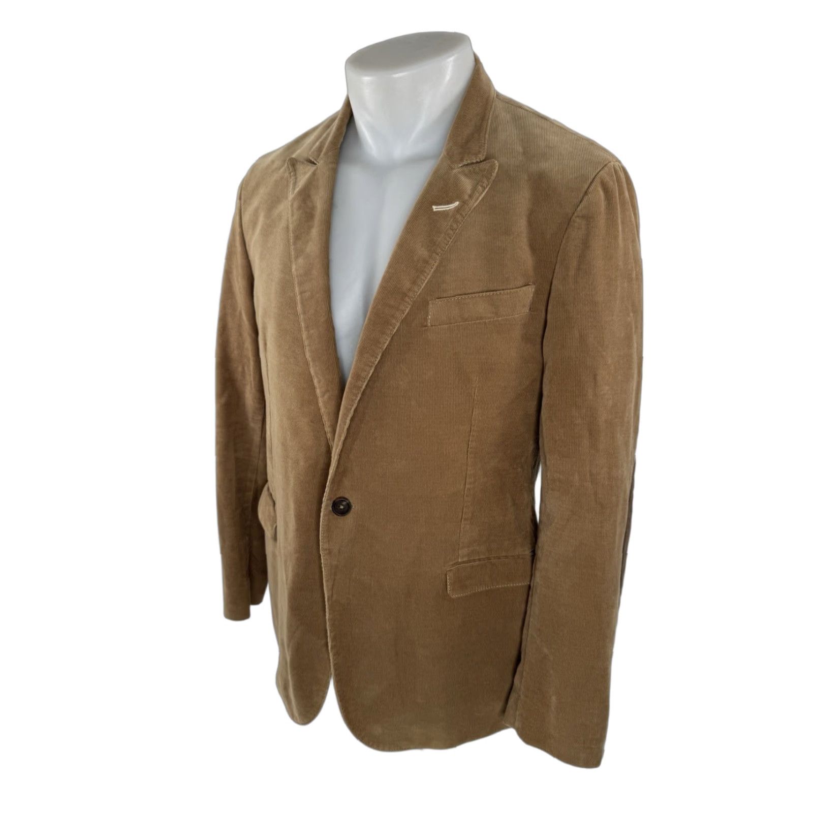 Gant GANT Cordster Rugger WOOL Blazer Jacket EXC Elbow Patch Sz. US 40 UK 50 Brown Corduroy Men Vintage? Size 40R - 1 Thumbnail