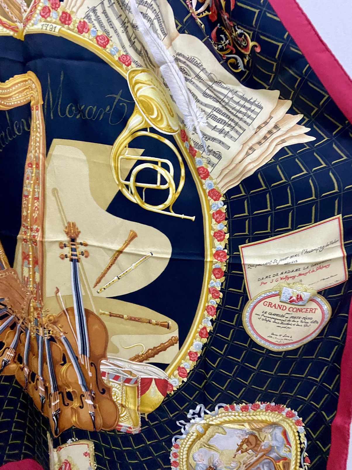 Hermes Rare Hermes Carre 90 "Wolfgang Amadeus Mozart" Silk Scarf Size ONE SIZE - 10 Thumbnail