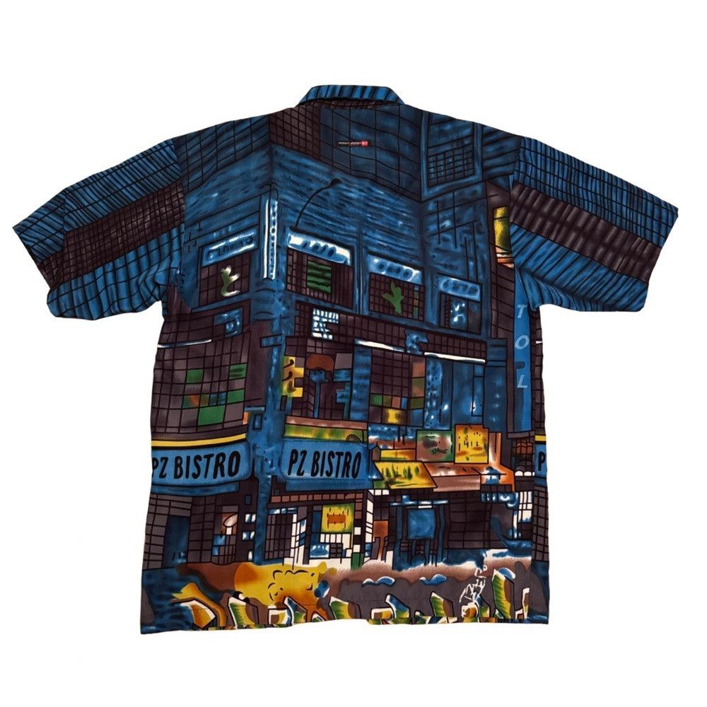 Point Zero Point Zero Y2K Cityscape Graphic Men's Shirt Size US L / EU 52-54 / 3 - 2 Thumbnail
