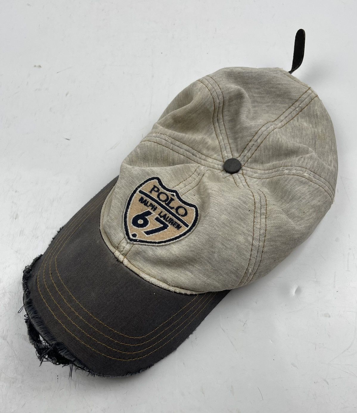 Polo Ralph Lauren × Ralph Lauren × Vintage distressed vintage polo sport ralph lauren hat cap tc28 Size ONE SIZE - 3 Thumbnail