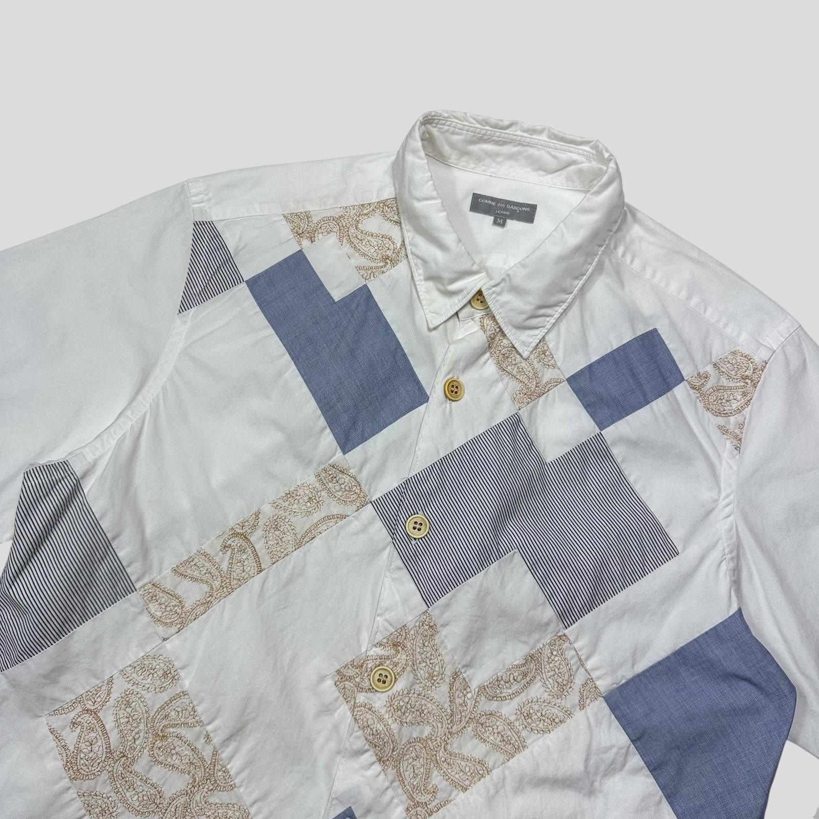 Comme des Garcons Comme Des Garçons Homme 2003 Patchwork Embroidered Shirt - M Size US M / EU 48-50 / 2 - 2 Thumbnail