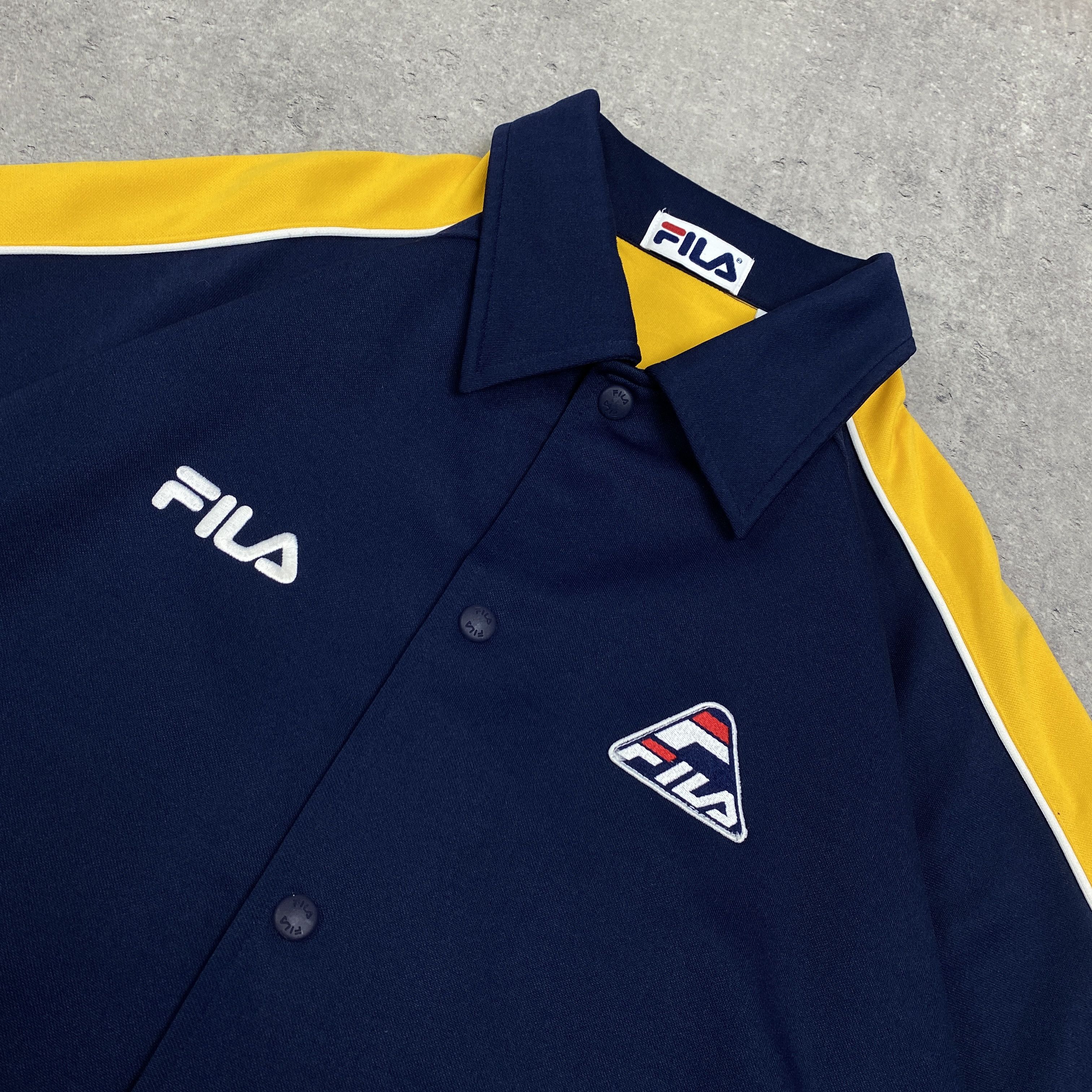 Fila × Vintage Fila vintage navy boxy jersey - L Size US L / EU 52-54 / 3 - 2 Thumbnail