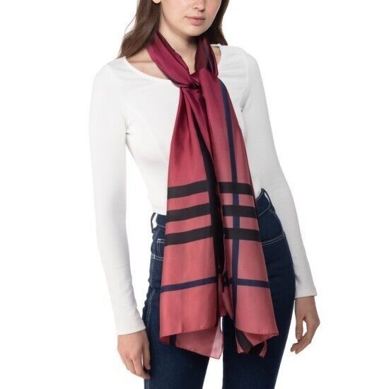 Giani Bernini Giani Bernini Ombré Plaid Oblong Scarf, OS, Red Size ONE SIZE - 1 Thumbnail