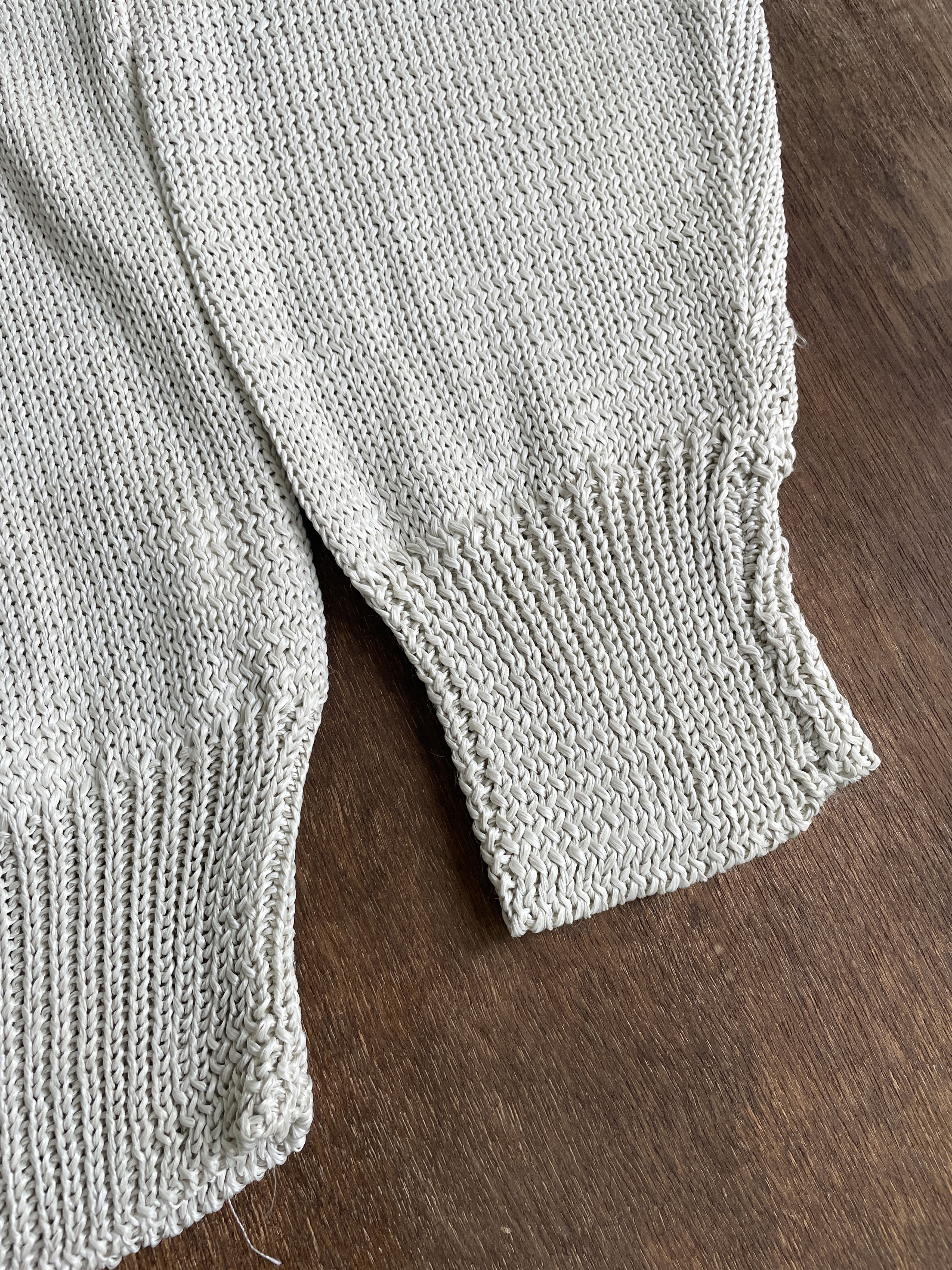 Yohji Yamamoto Yohji Yamamoto V Stitch Acrylic Sweaters Size US M / EU 48-50 / 2 - 4 Thumbnail