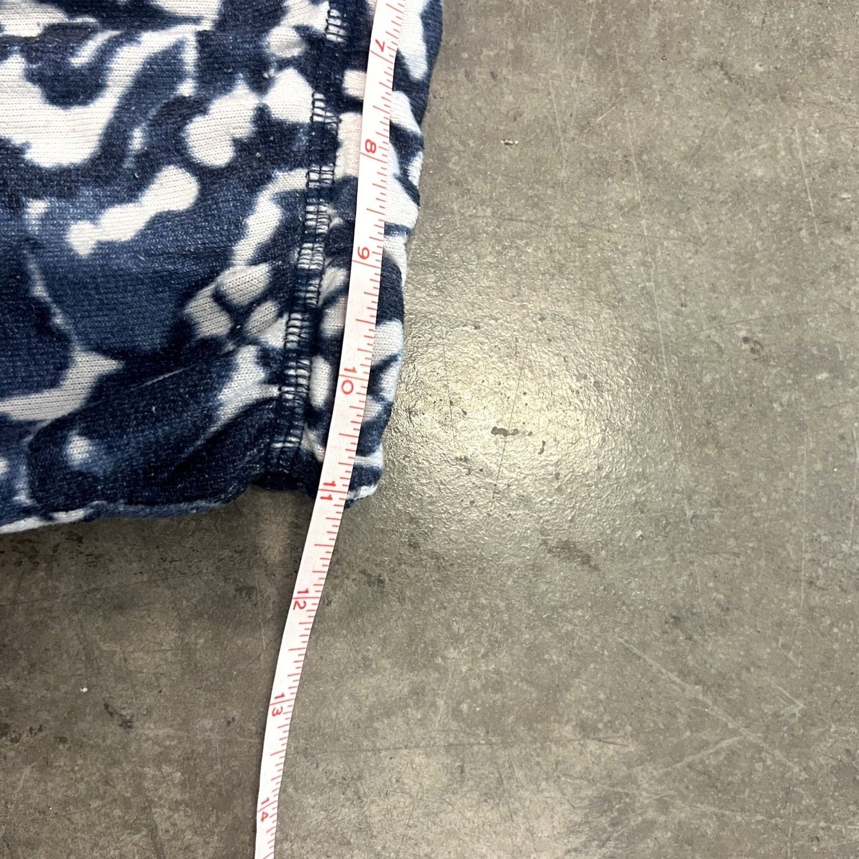 Vintage VINTAGE Y2K Pj Salvage Blue Navy Dot Comfy Fleece Flare Baggy Sweatpants XS Size 26" / US 2 / IT 38 - 4 Thumbnail