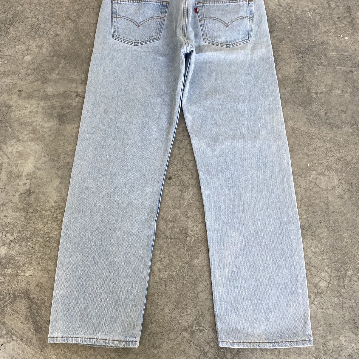Levi's Size 35x30 Vintage 1996 Levis 501 Light Blue Jeans Size US 35 - 15 Thumbnail