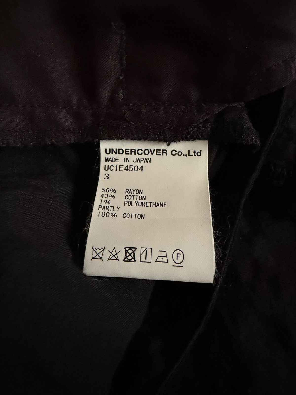 Undercover Undercover Black SS Trousers Size US 32 / EU 48 - 8 Thumbnail