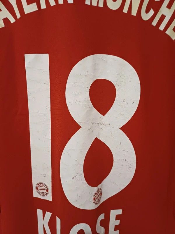 Adidas Original Bayern Munich jersey 2007-08 KLOSE #18 size L Size US L / EU 52-54 / 3 - 11 Thumbnail