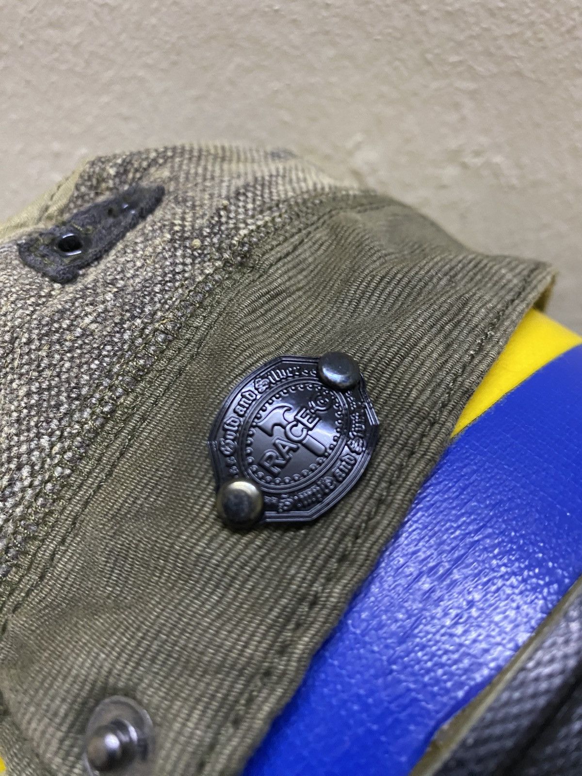 If Six Was Nine × Japanese Brand × Vintage Patchy Seam Vintage Grace Millitary Style Cap Hat Size ONE SIZE - 6 Thumbnail